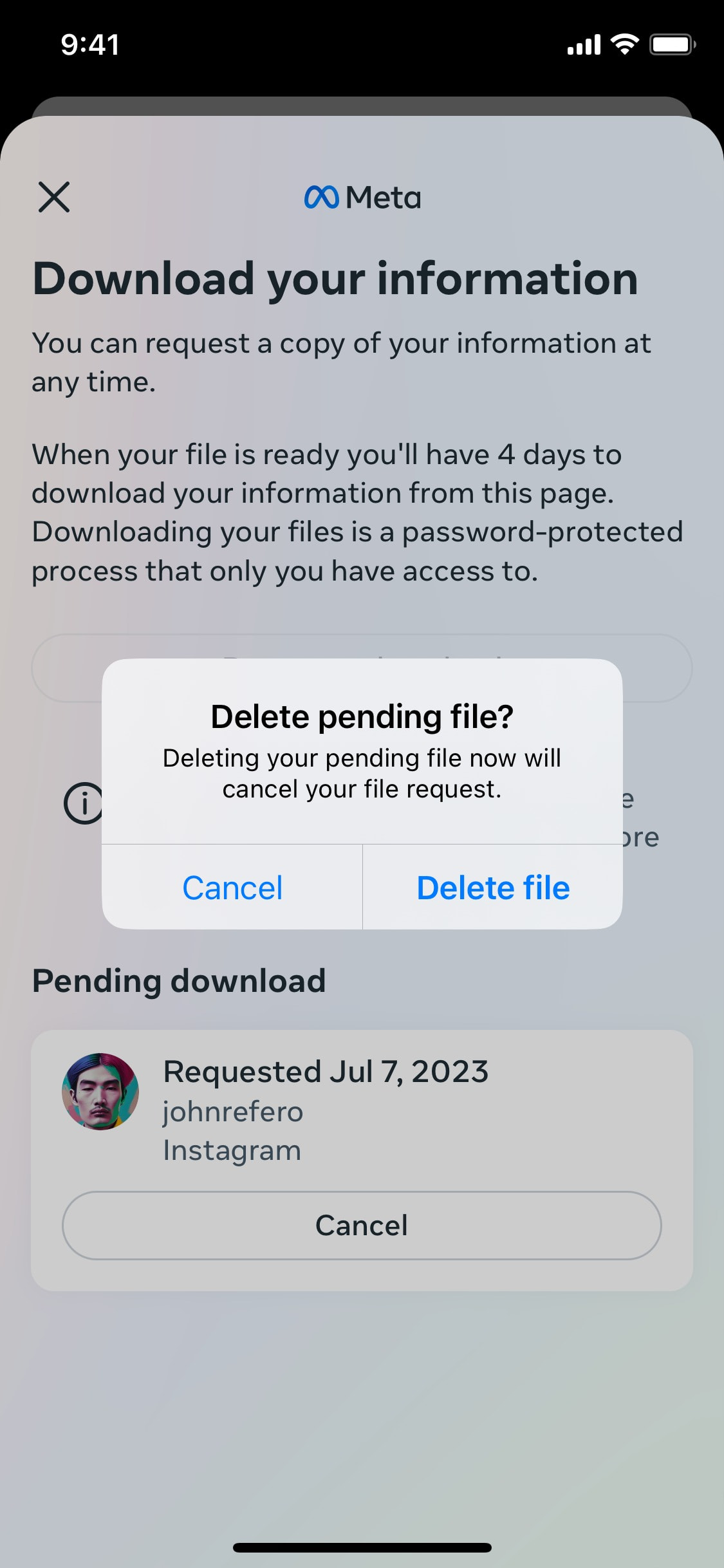 Instagram iOS screen 118