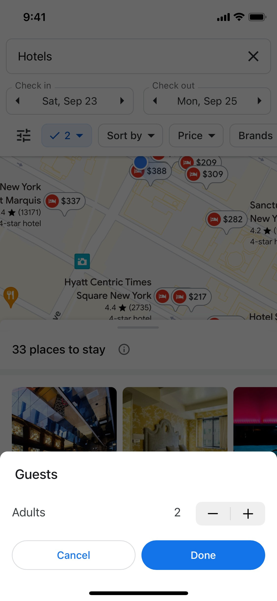 Google Maps iOS screen 47