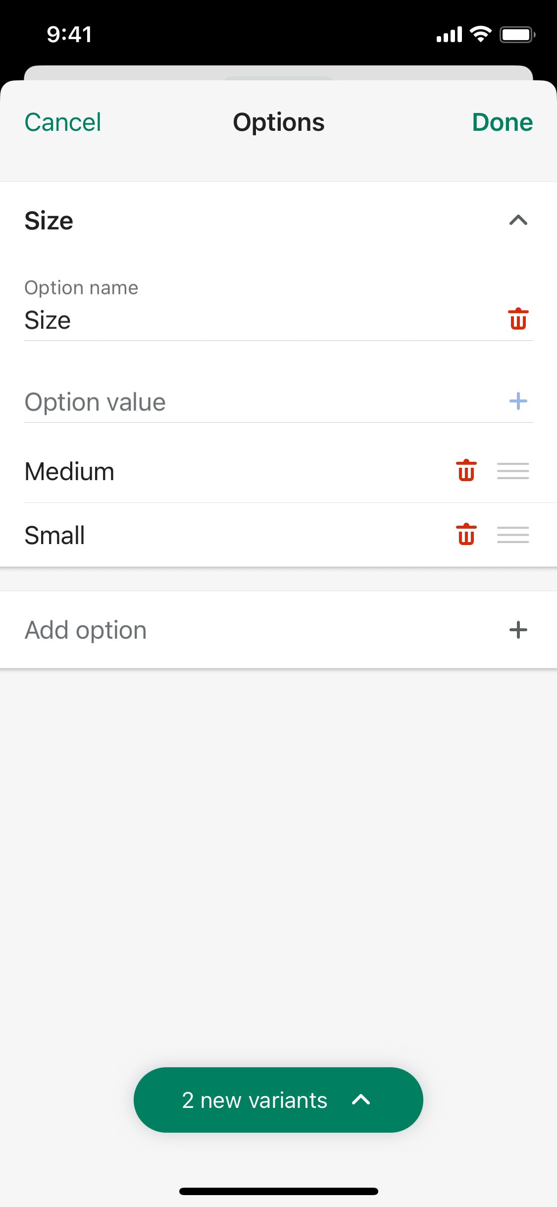 Shopify iOS screen 184