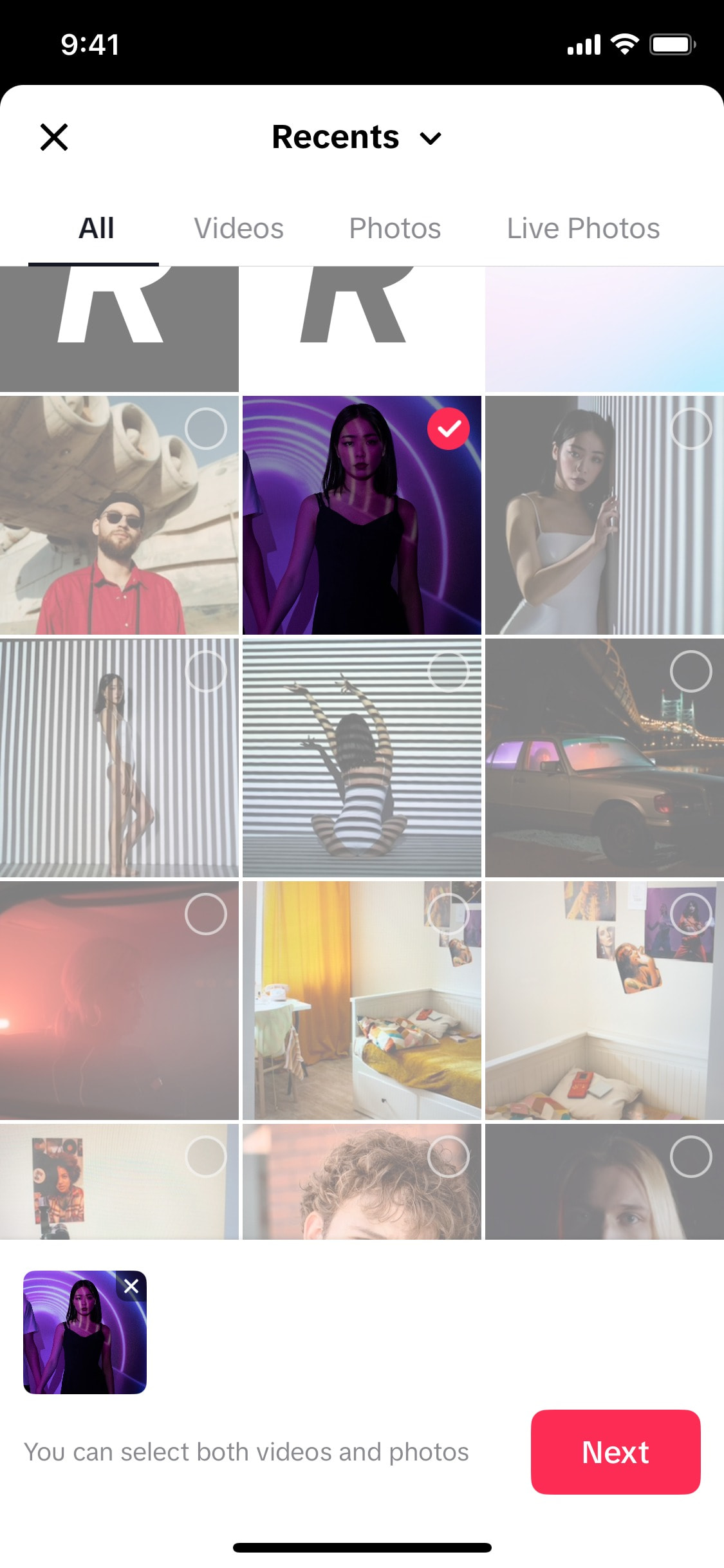 TikTok iOS screen 488