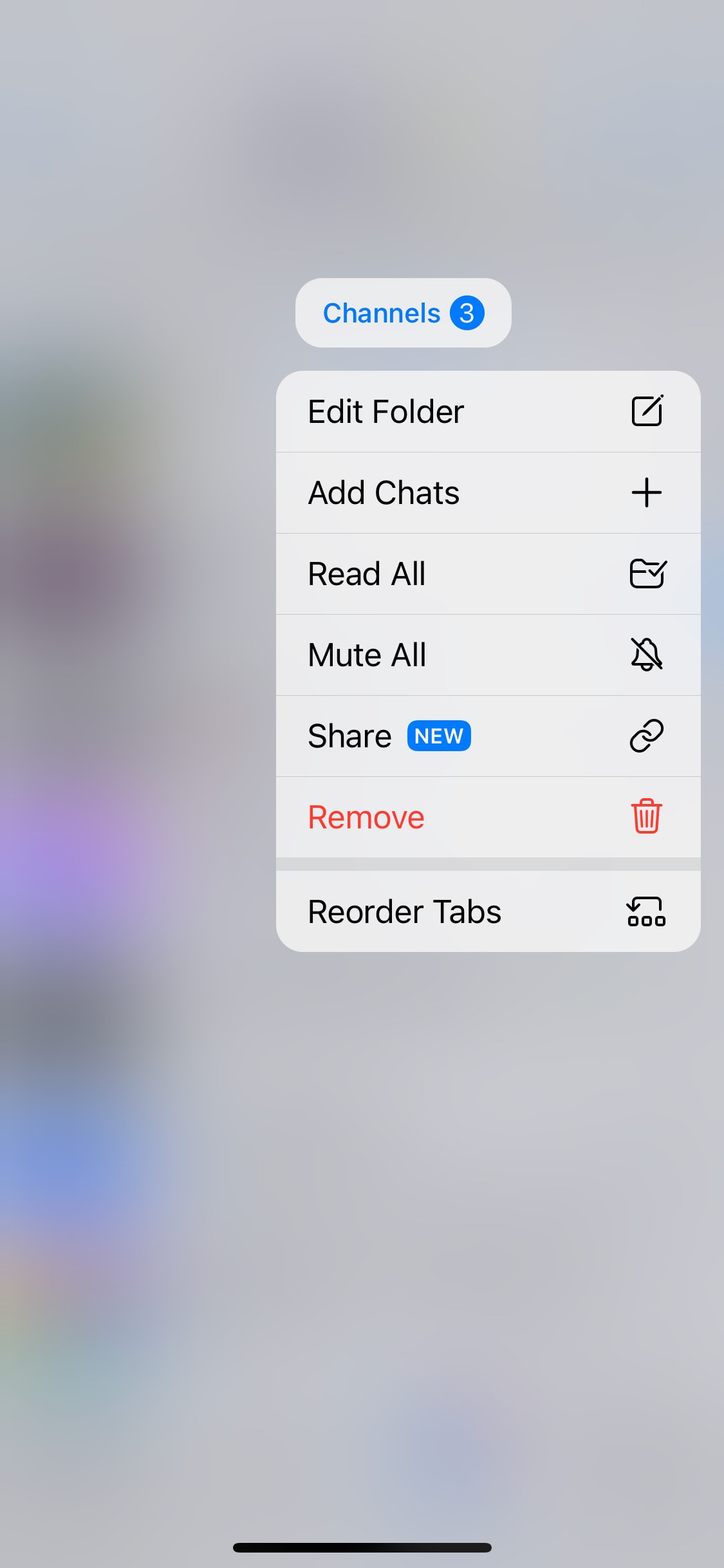 Telegram iOS screen 572