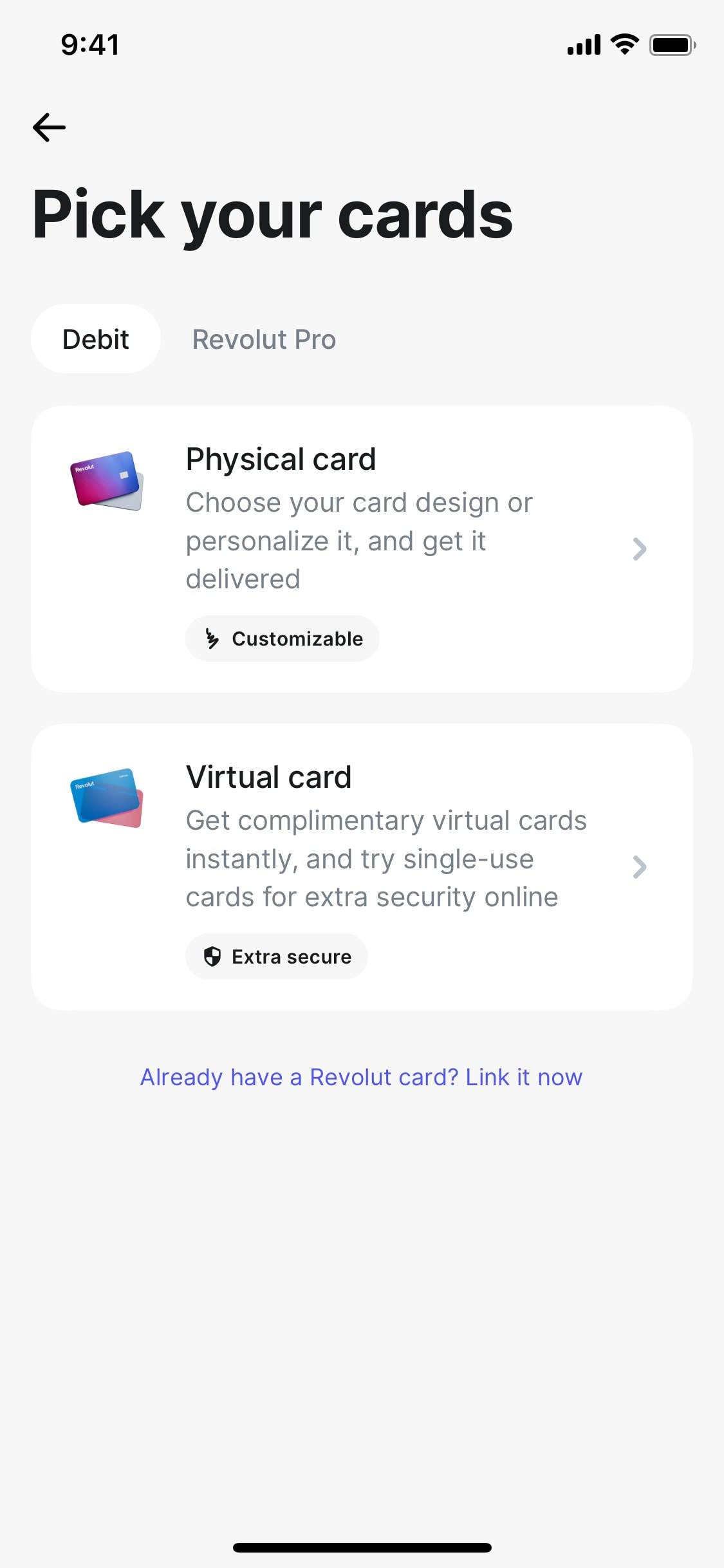 Revolut iOS screen 495