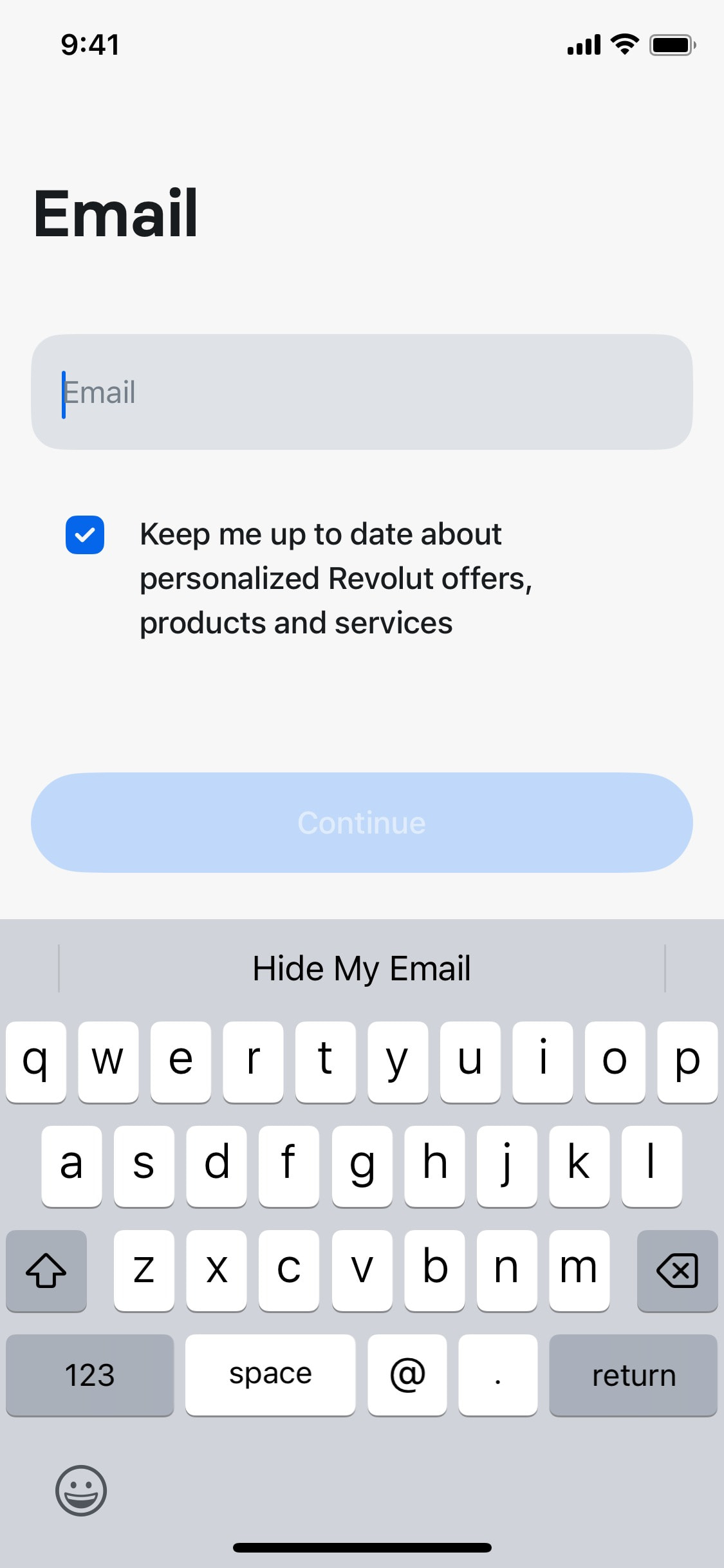 Revolut iOS screen 413