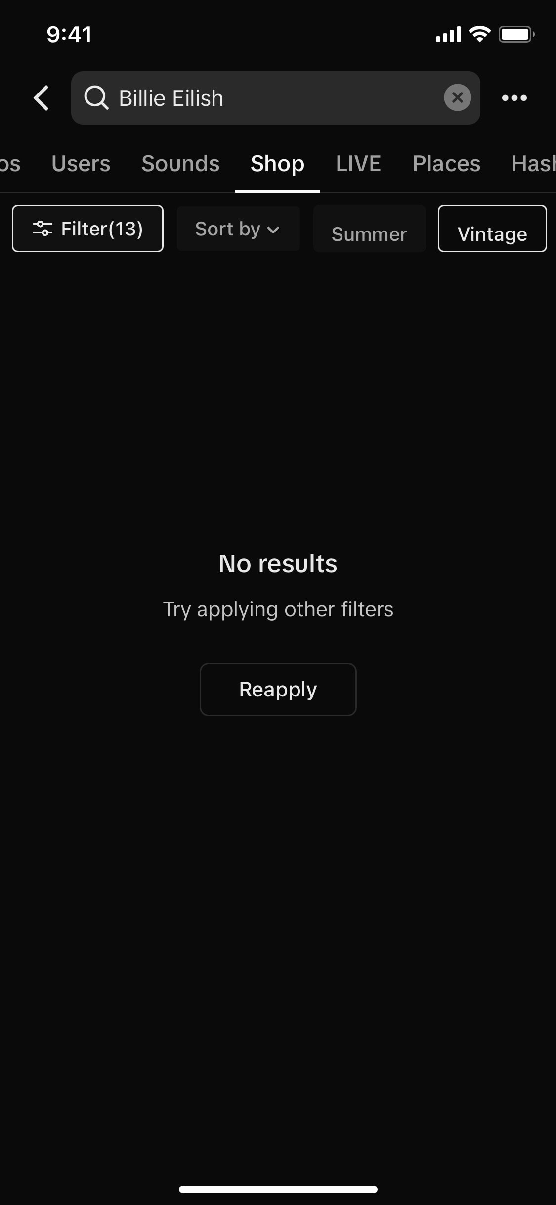 TikTok iOS screen 894