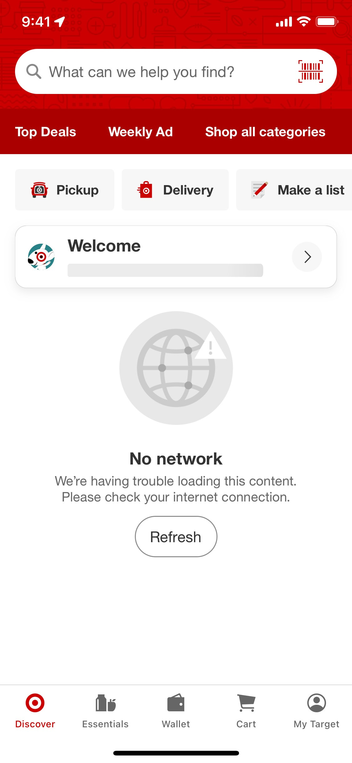 Target iOS screen 459