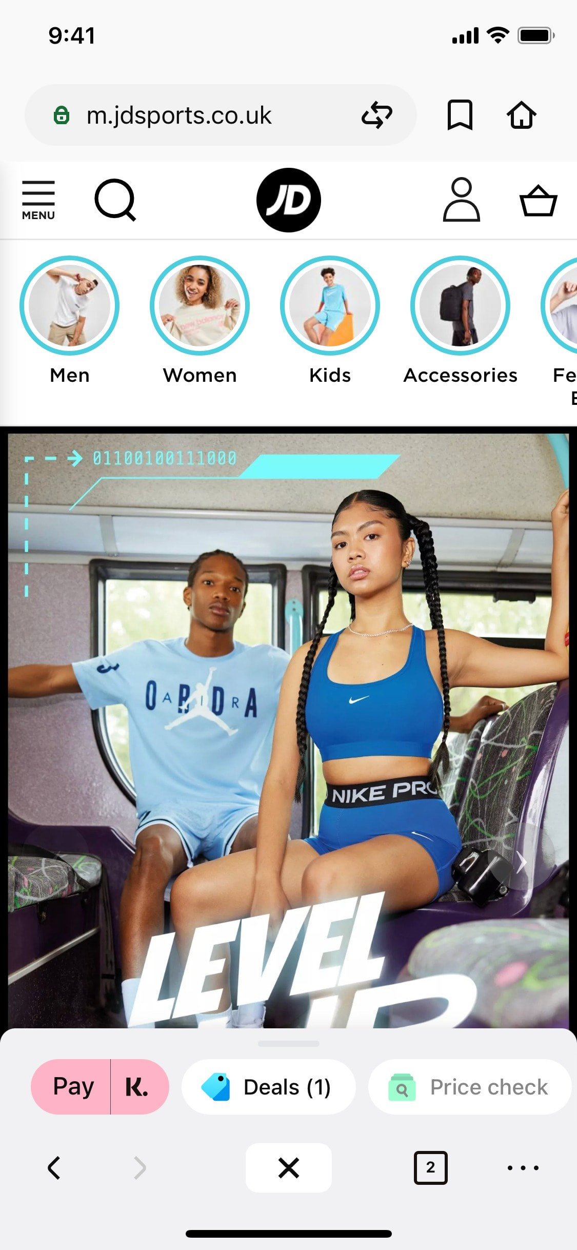 Klarna iOS screen 211