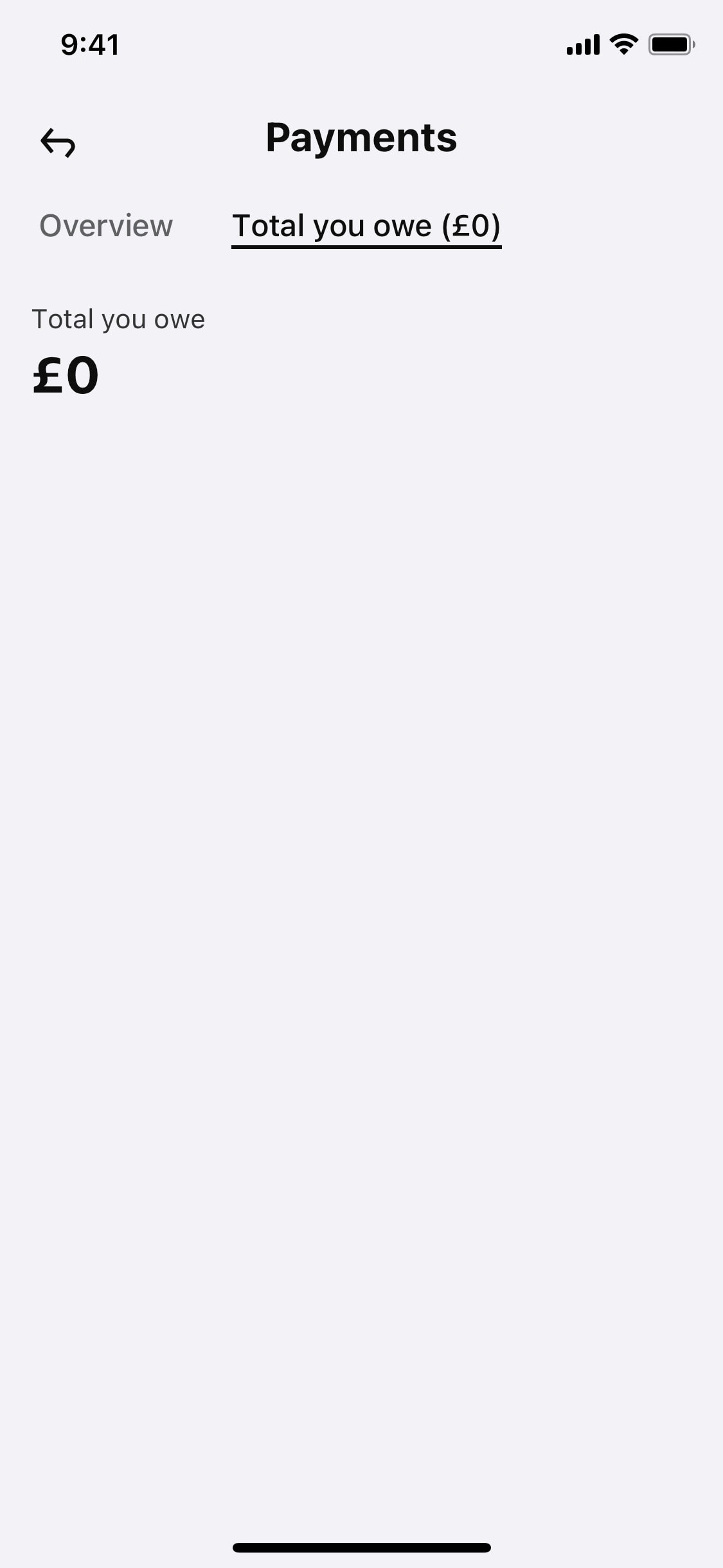 Klarna iOS screen 22