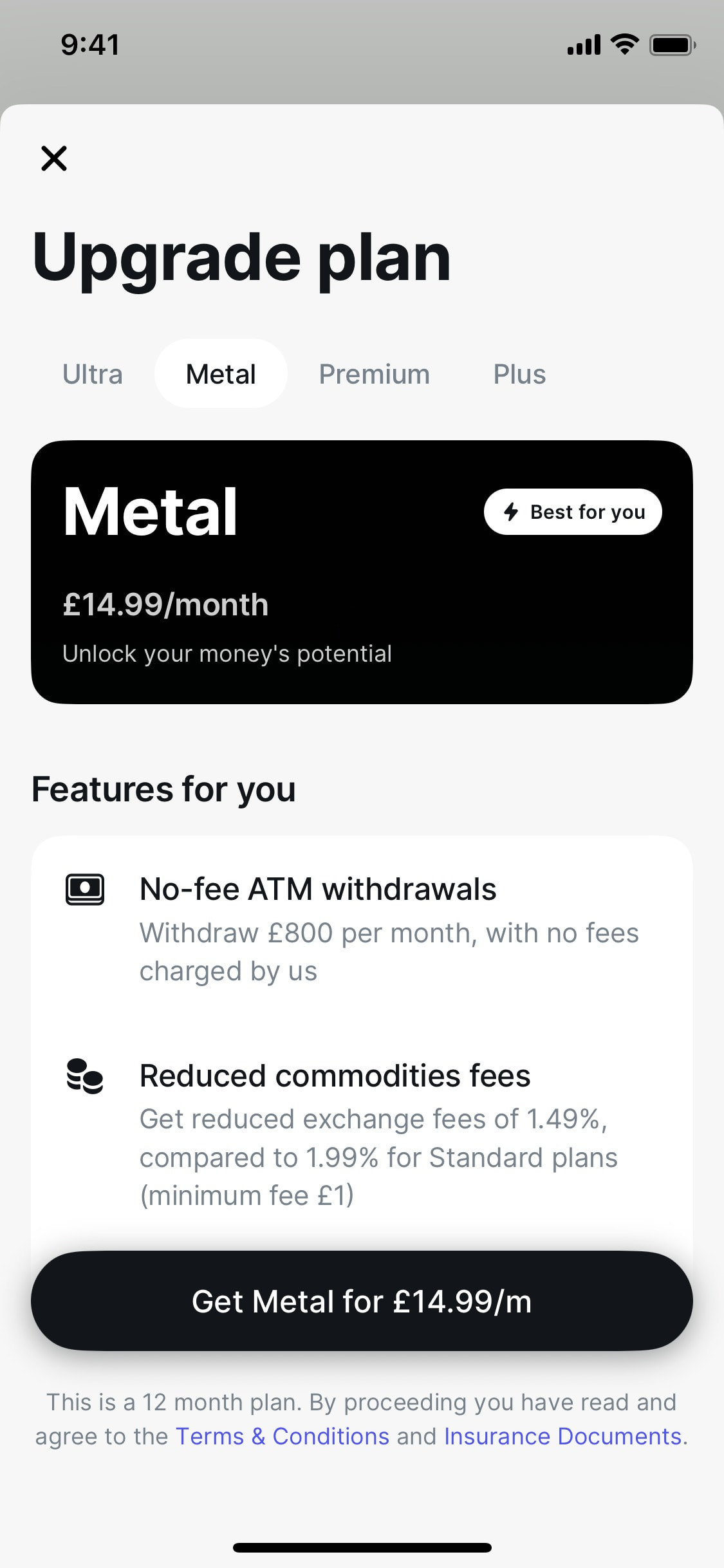 Revolut iOS screen 619