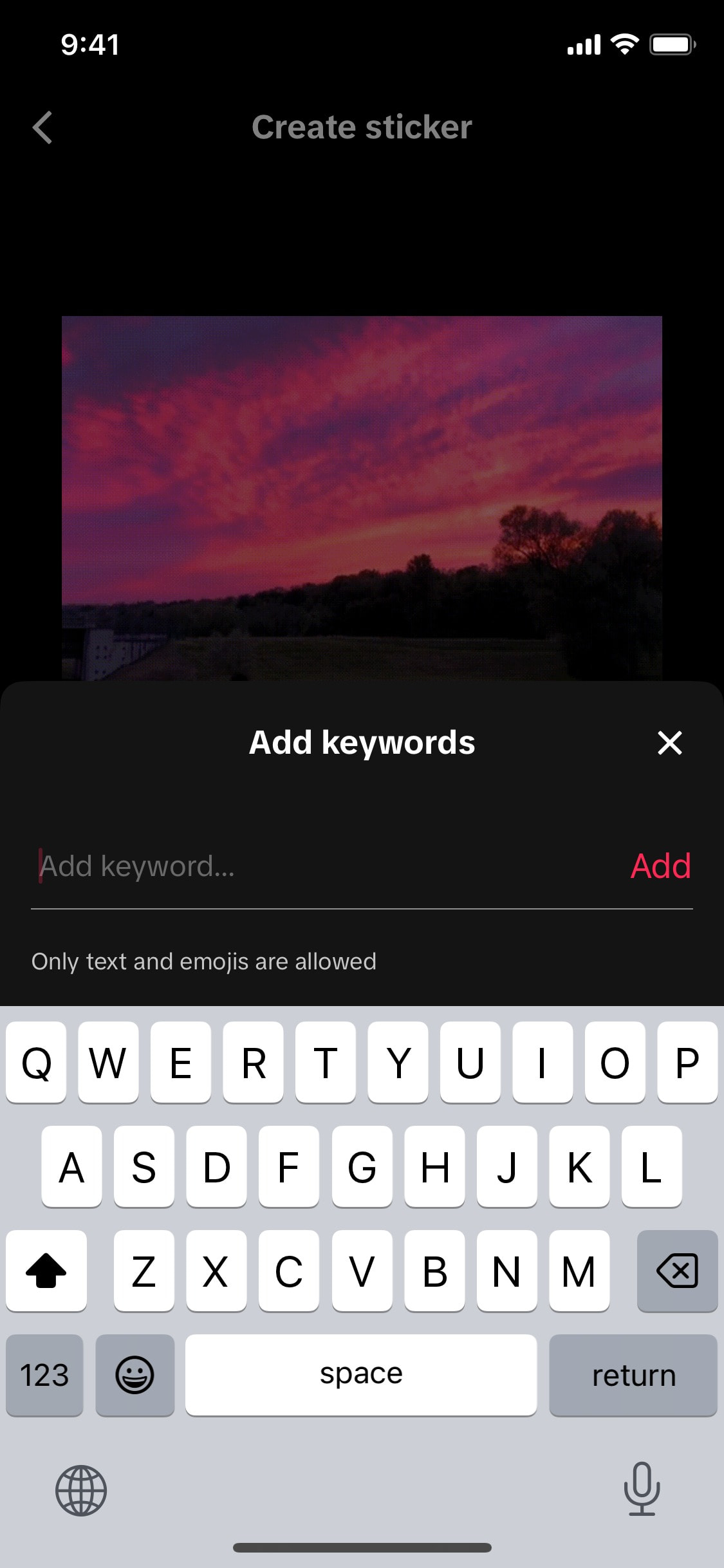 TikTok iOS screen 51