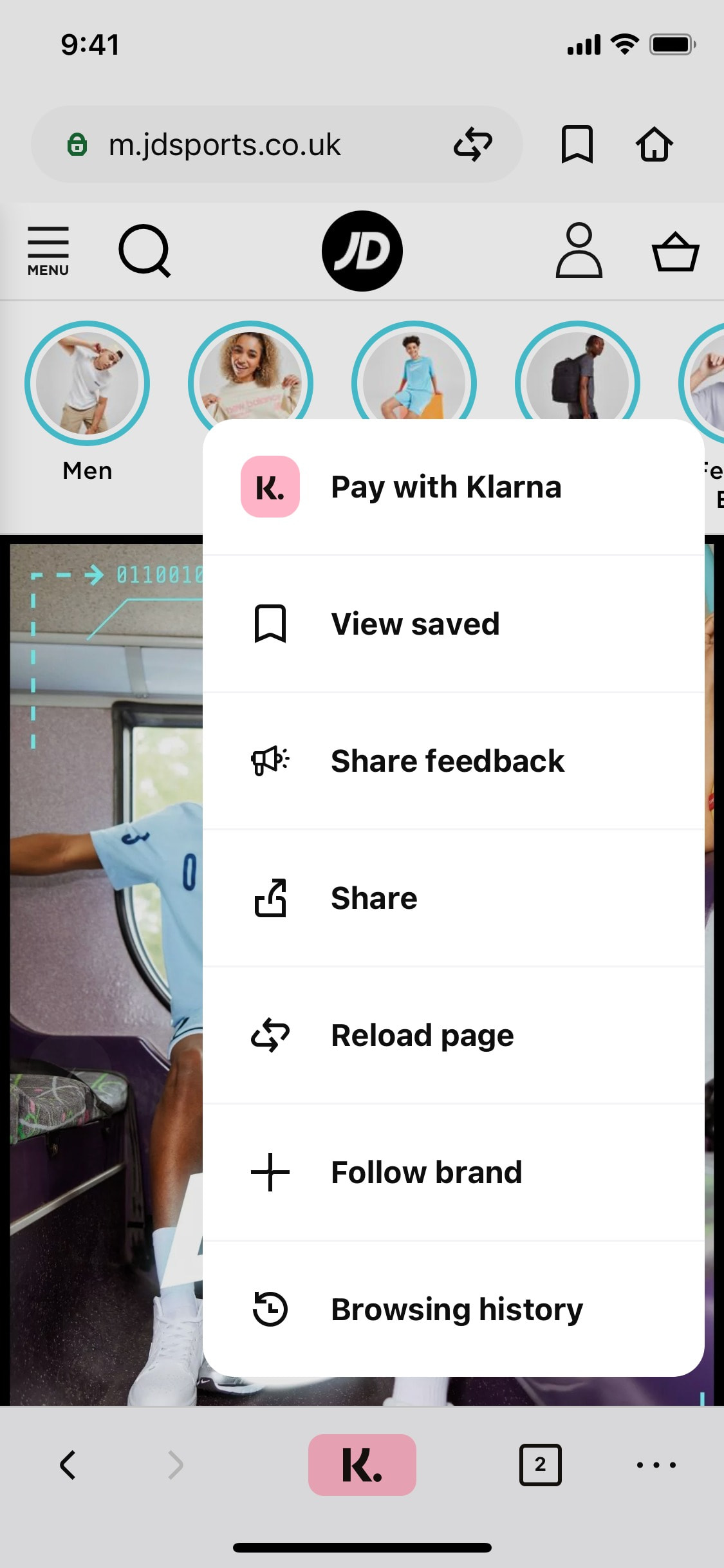 Klarna iOS screen 97