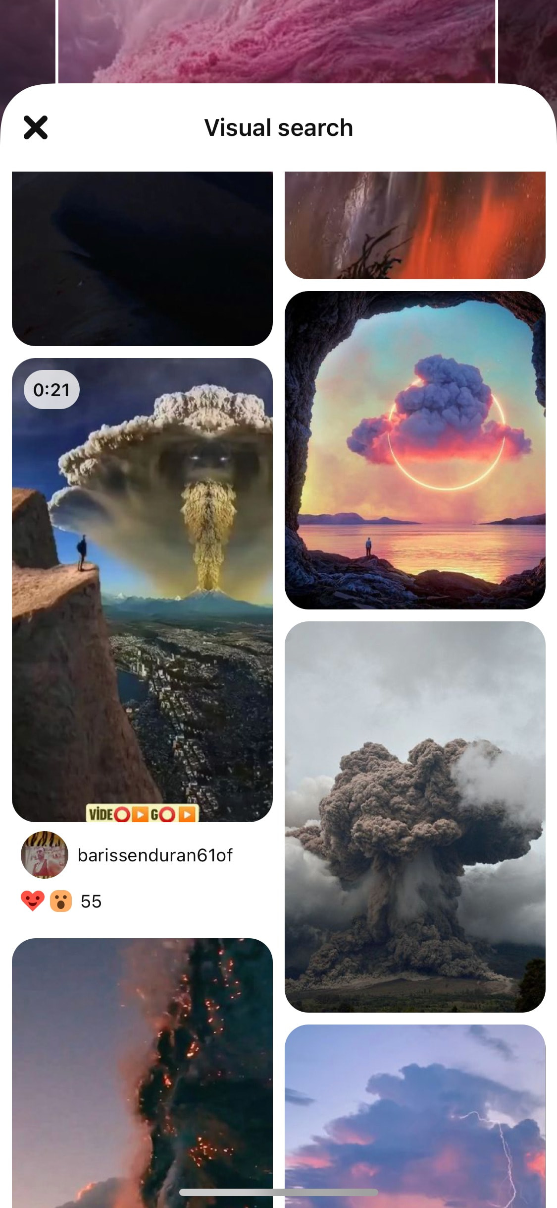 Pinterest iOS screen 257