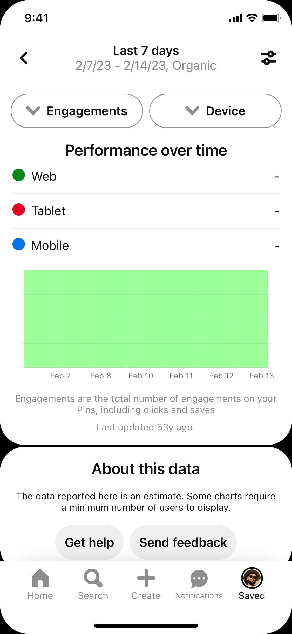 Pinterest iOS screen 51