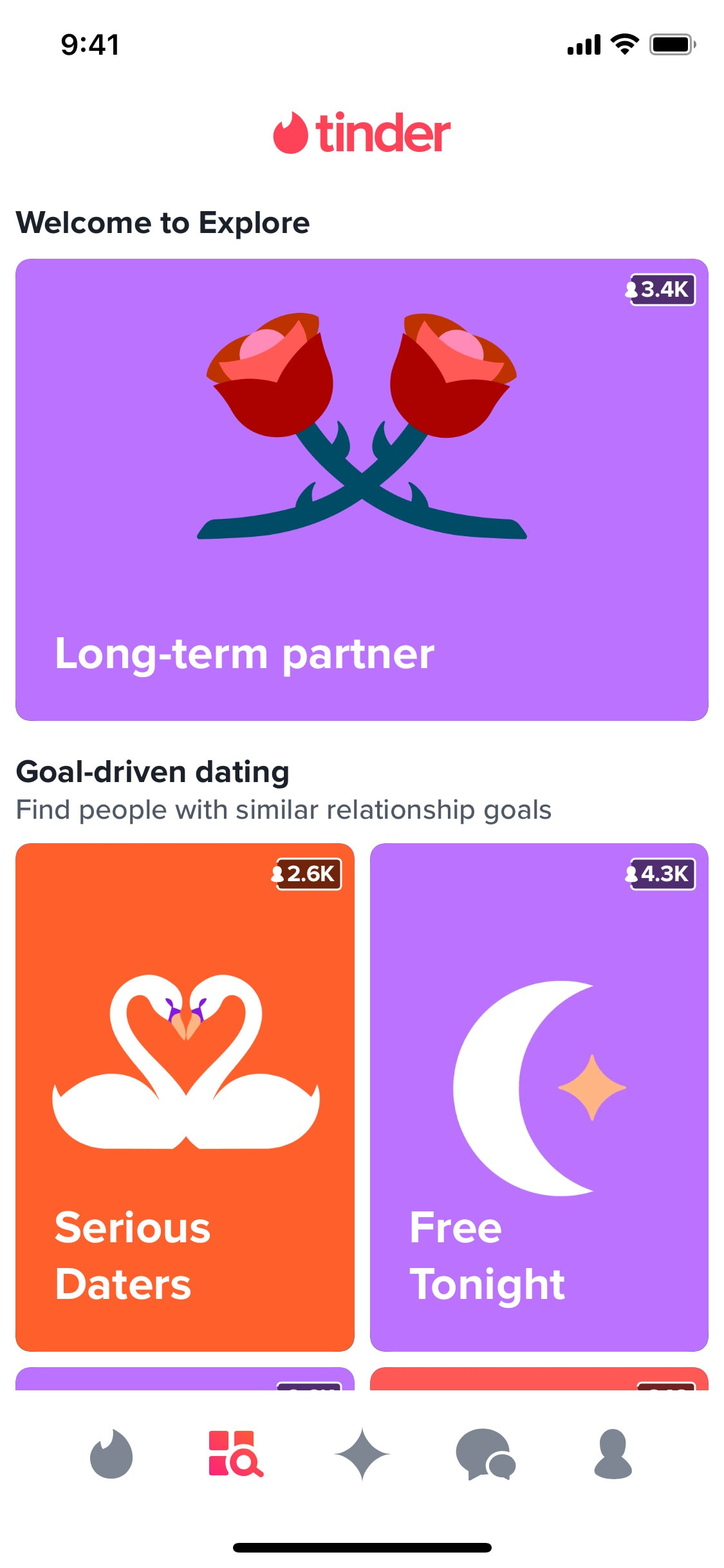 Tinder iOS screen 380