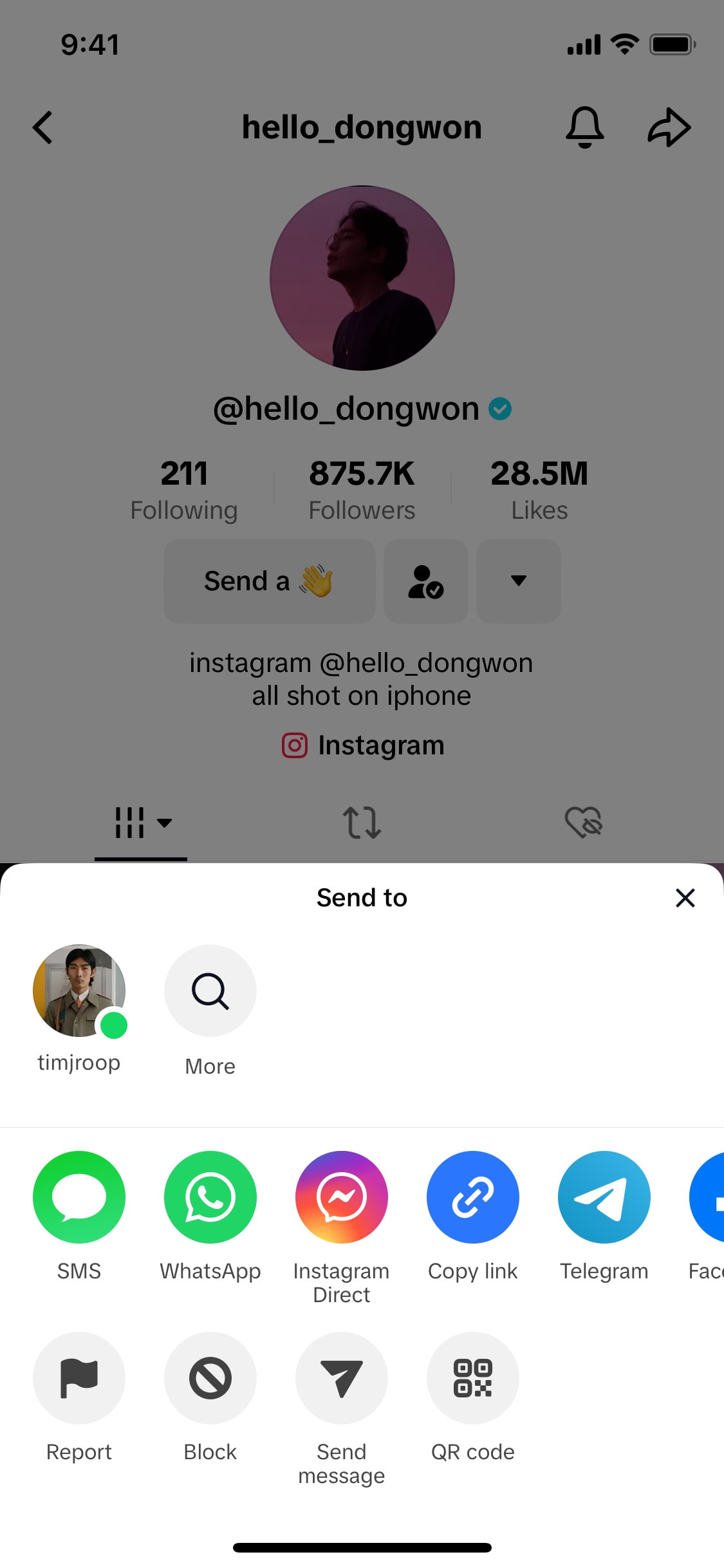 TikTok iOS screen 681