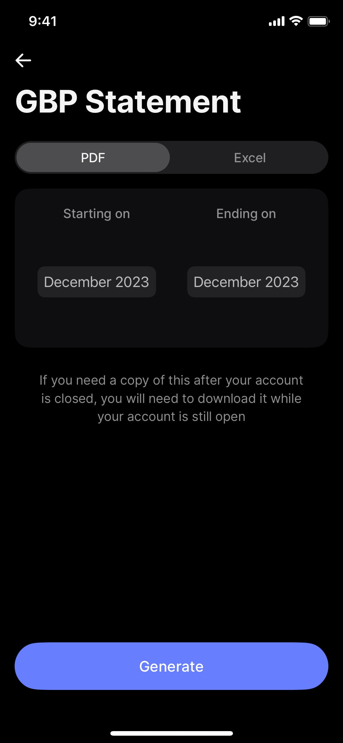 Revolut iOS screen 192
