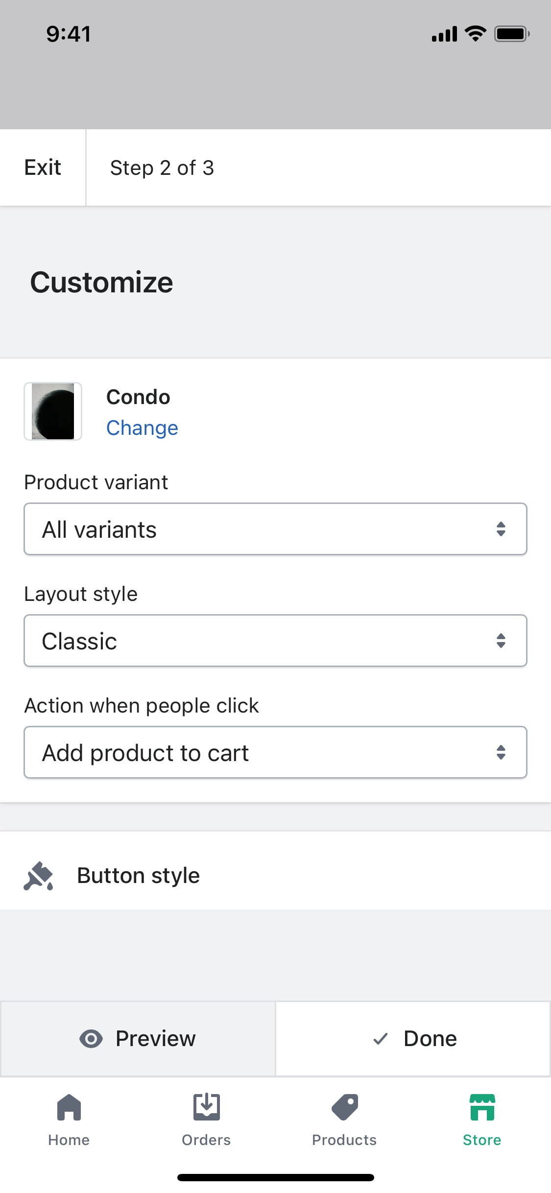Shopify iOS screen 507