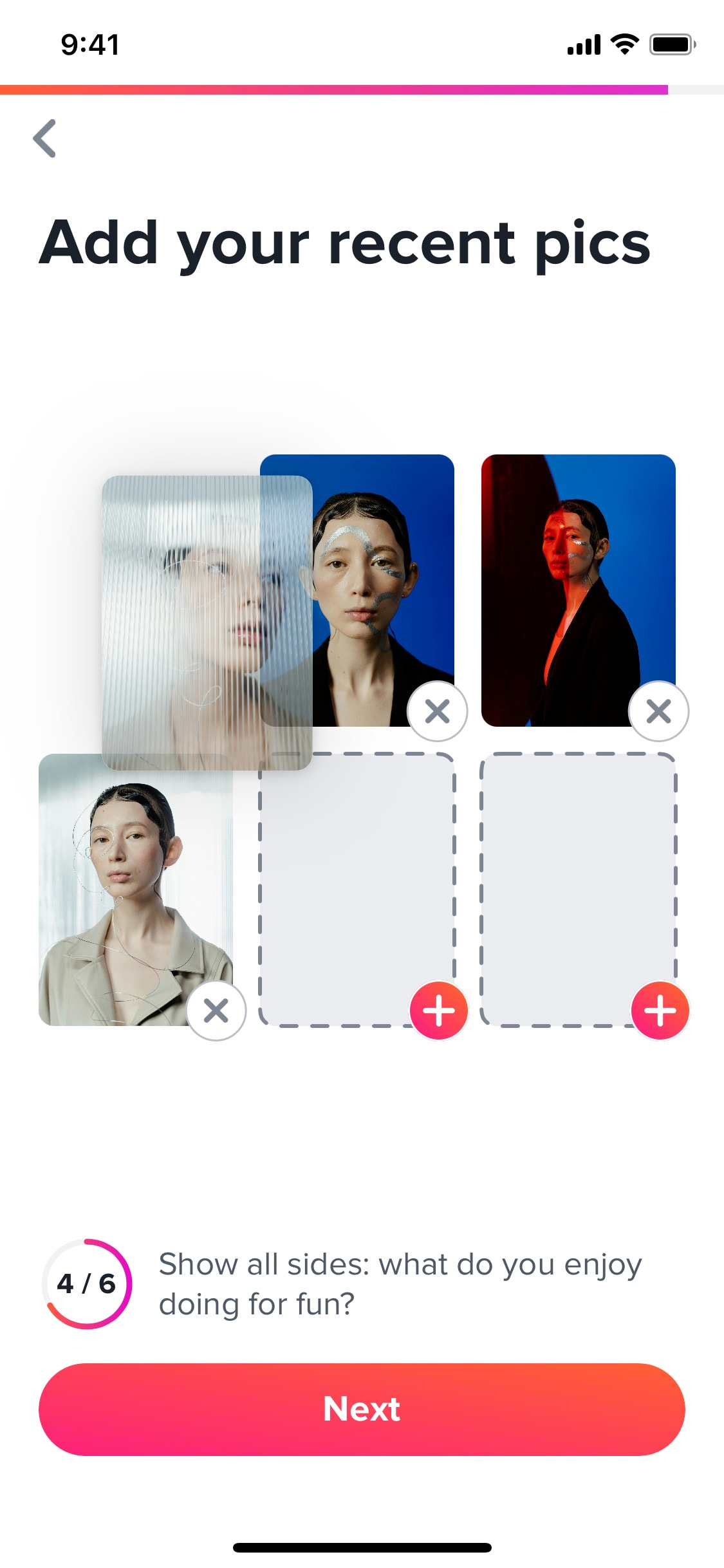 Tinder iOS screen 188