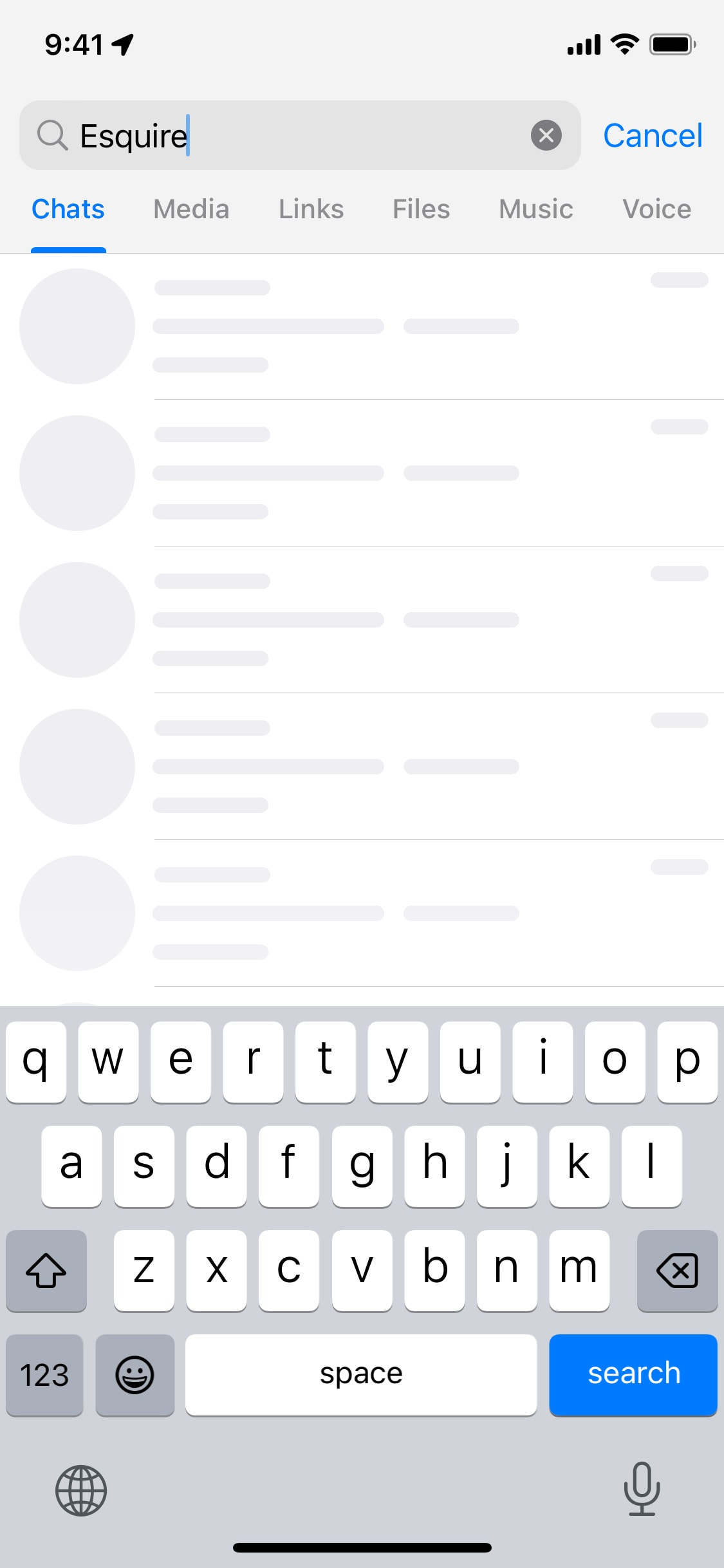 Telegram iOS screen 85