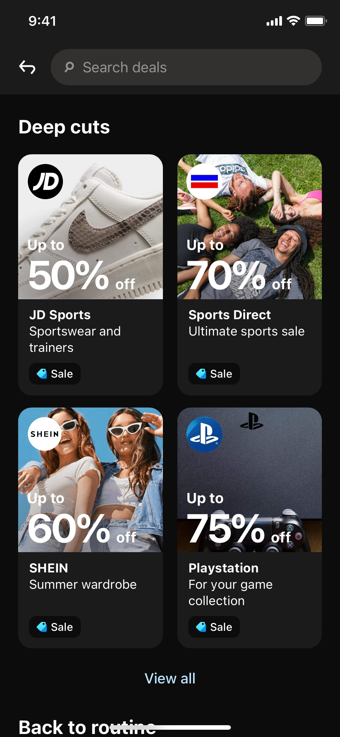 Klarna iOS screen 224