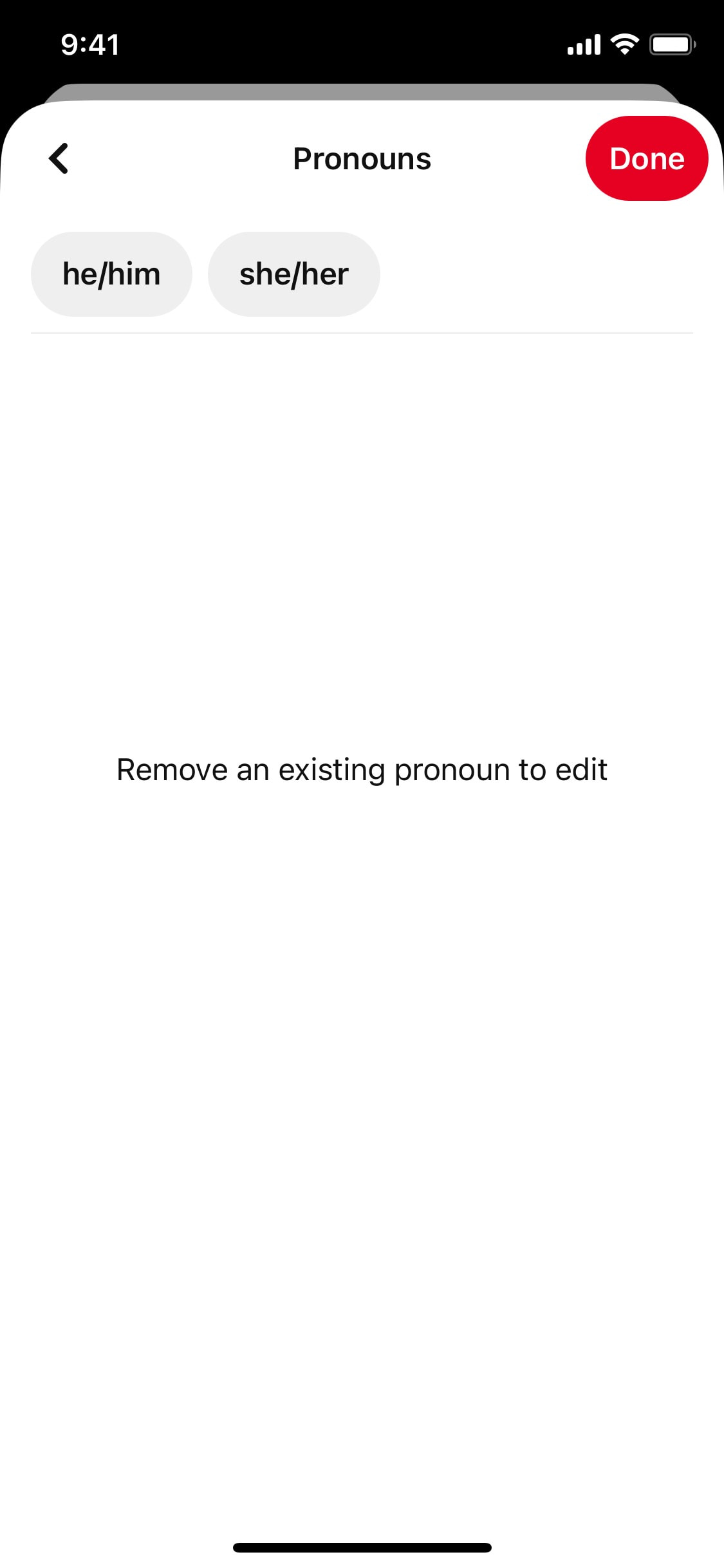 Pinterest iOS screen 287