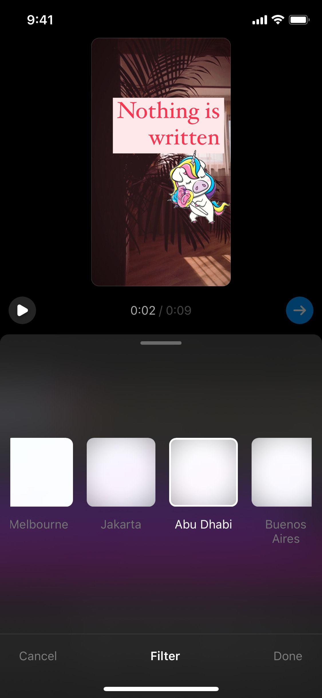 Instagram iOS screen 206