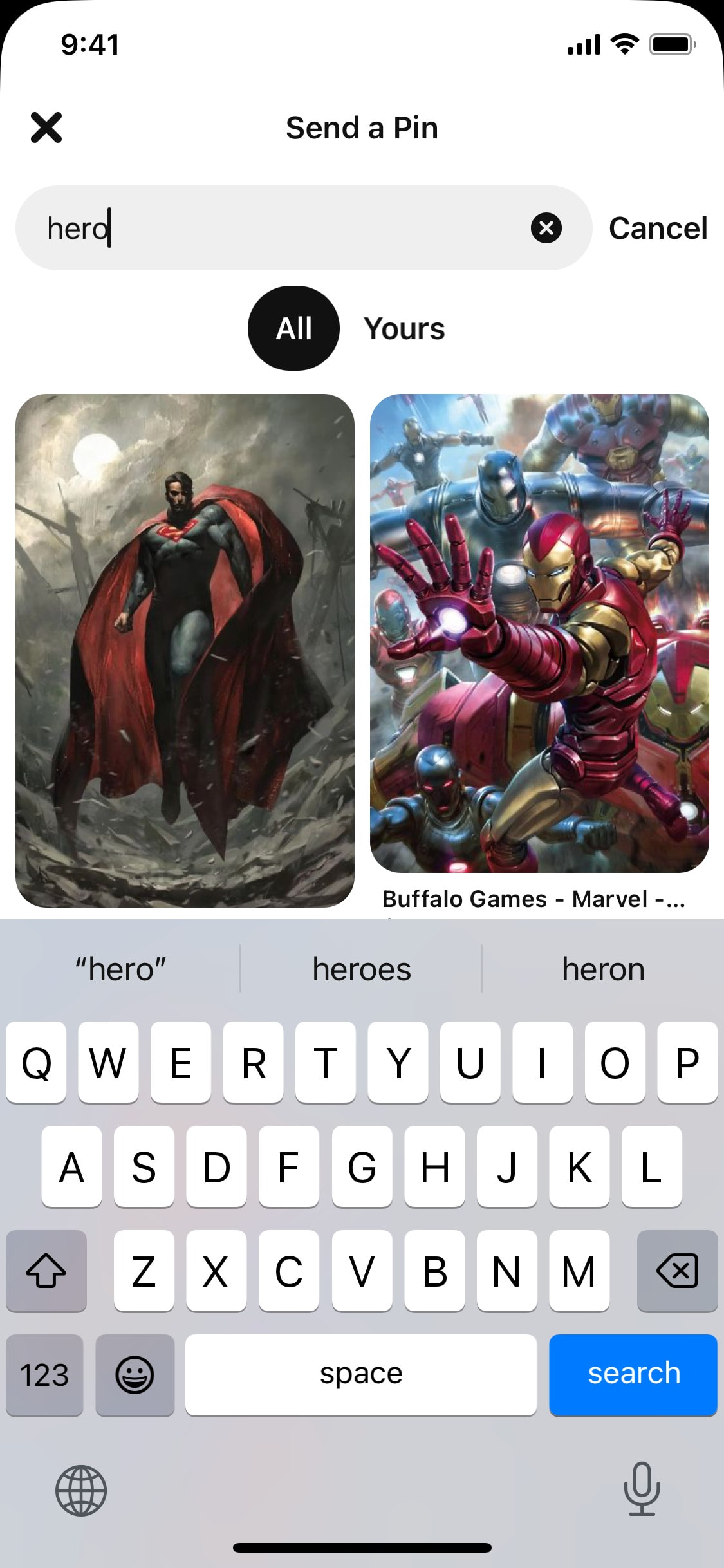Pinterest iOS screen 361