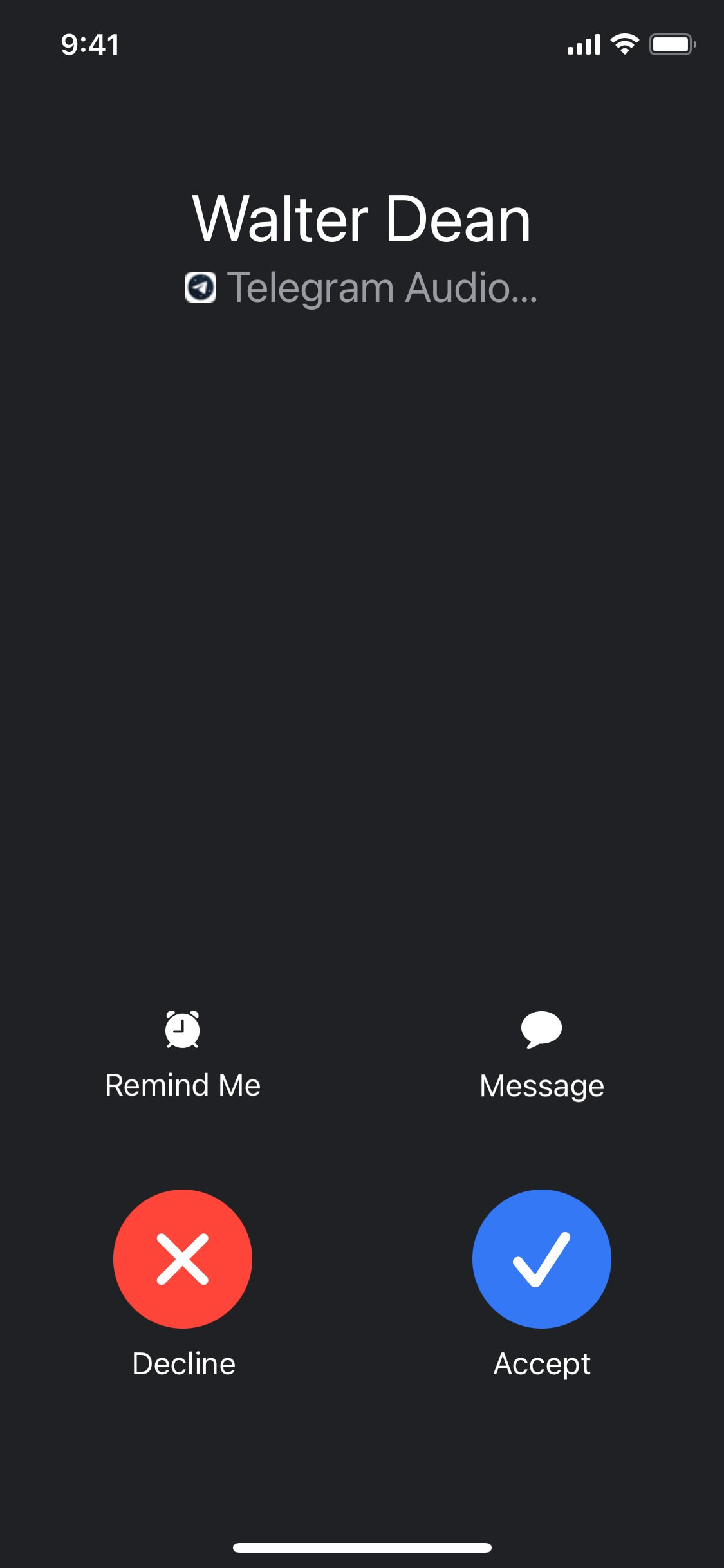 Telegram iOS screen 476