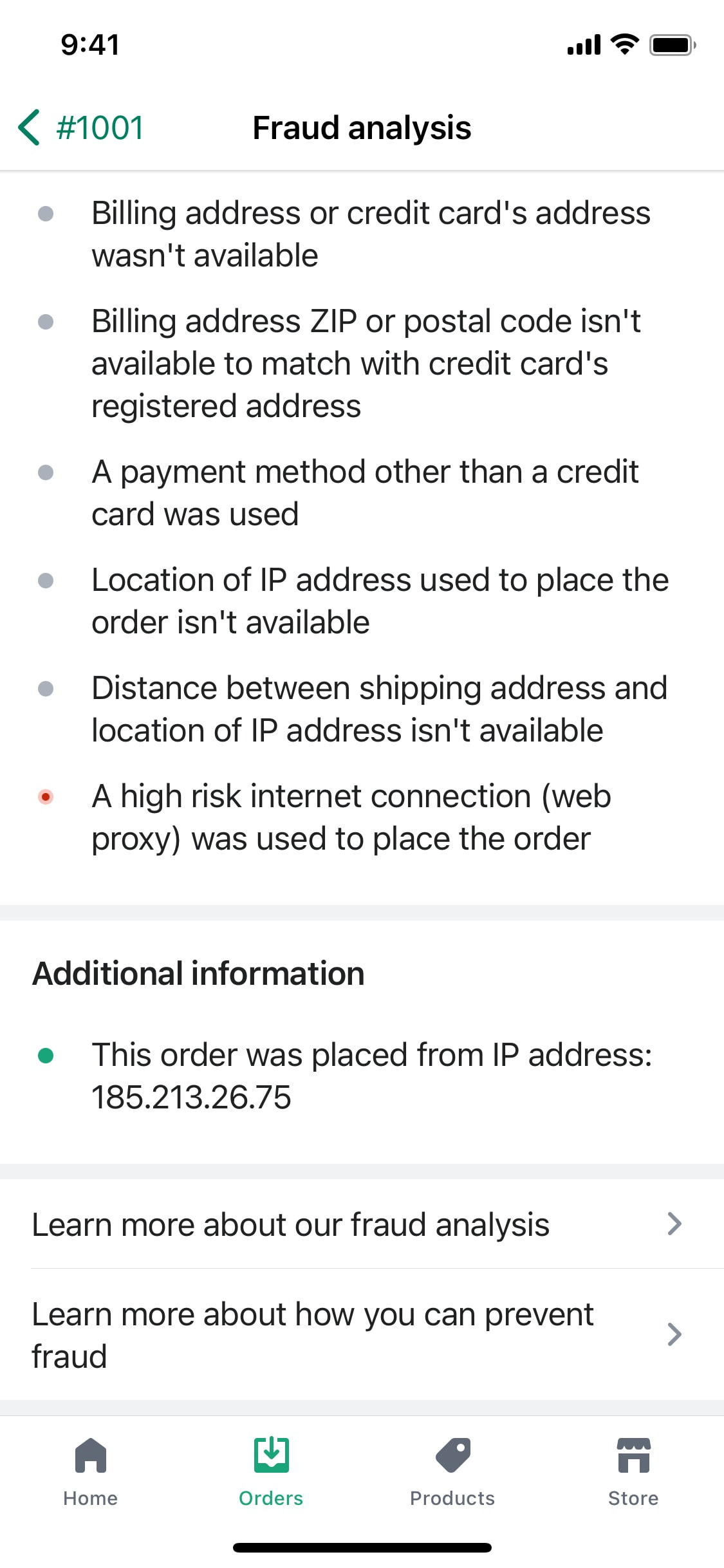 Shopify iOS screen 242
