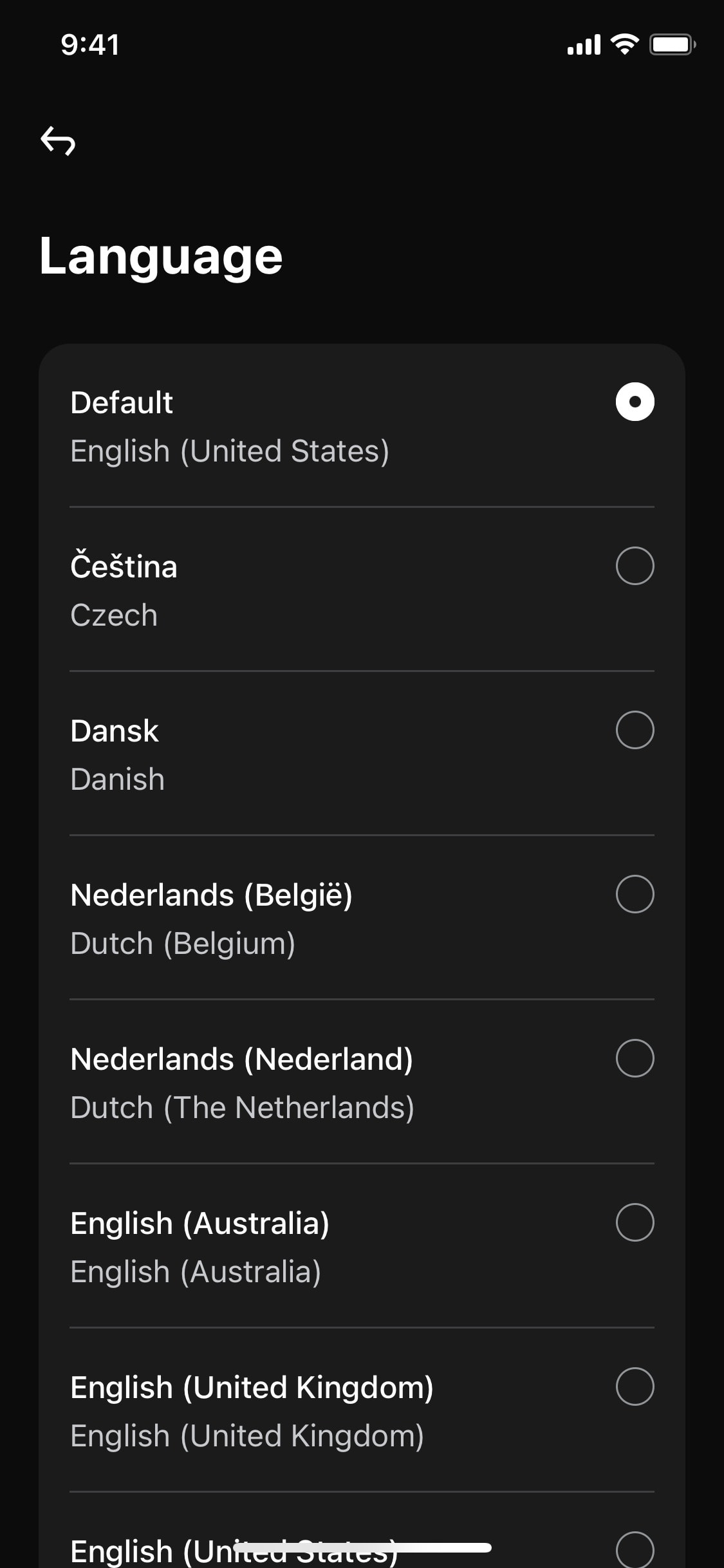 Klarna iOS screen 310
