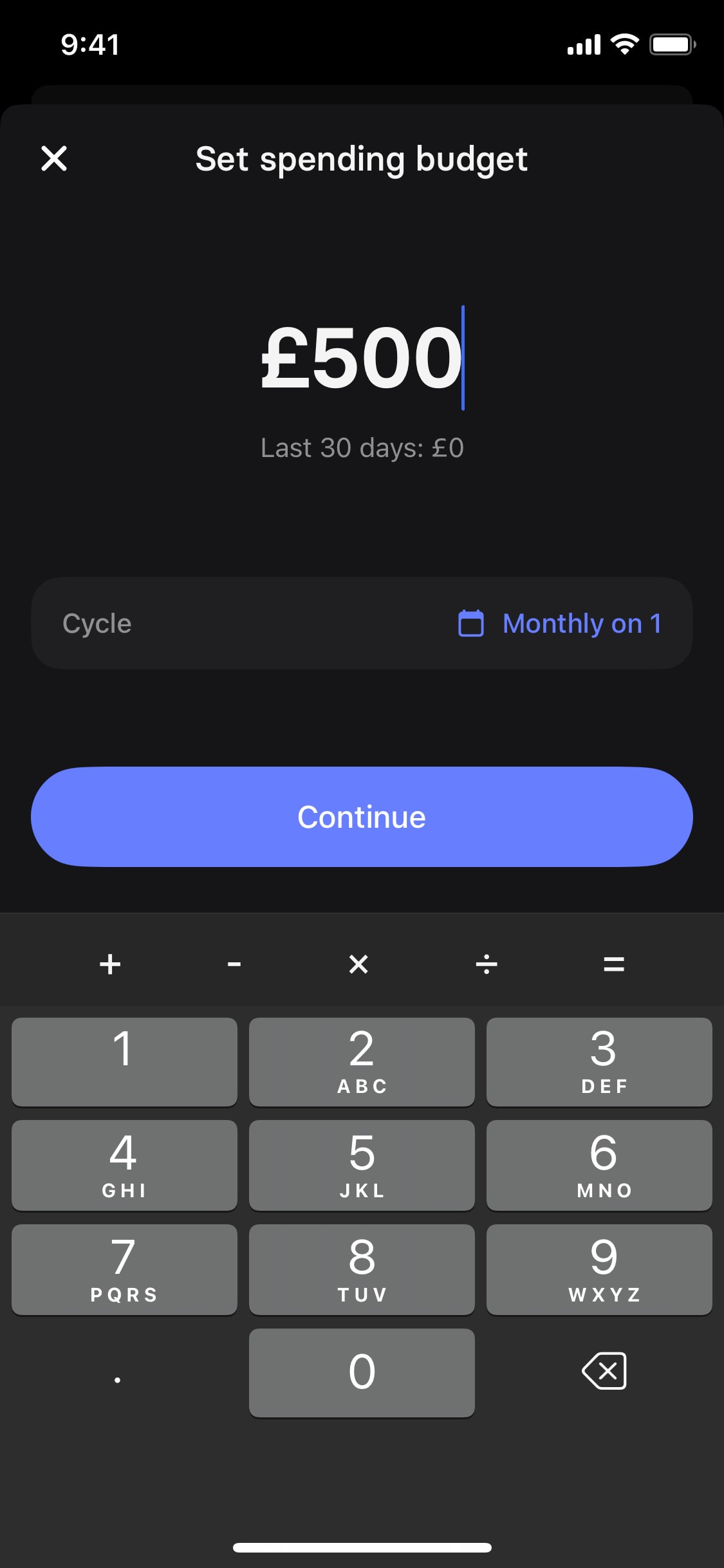 Revolut iOS screen 301