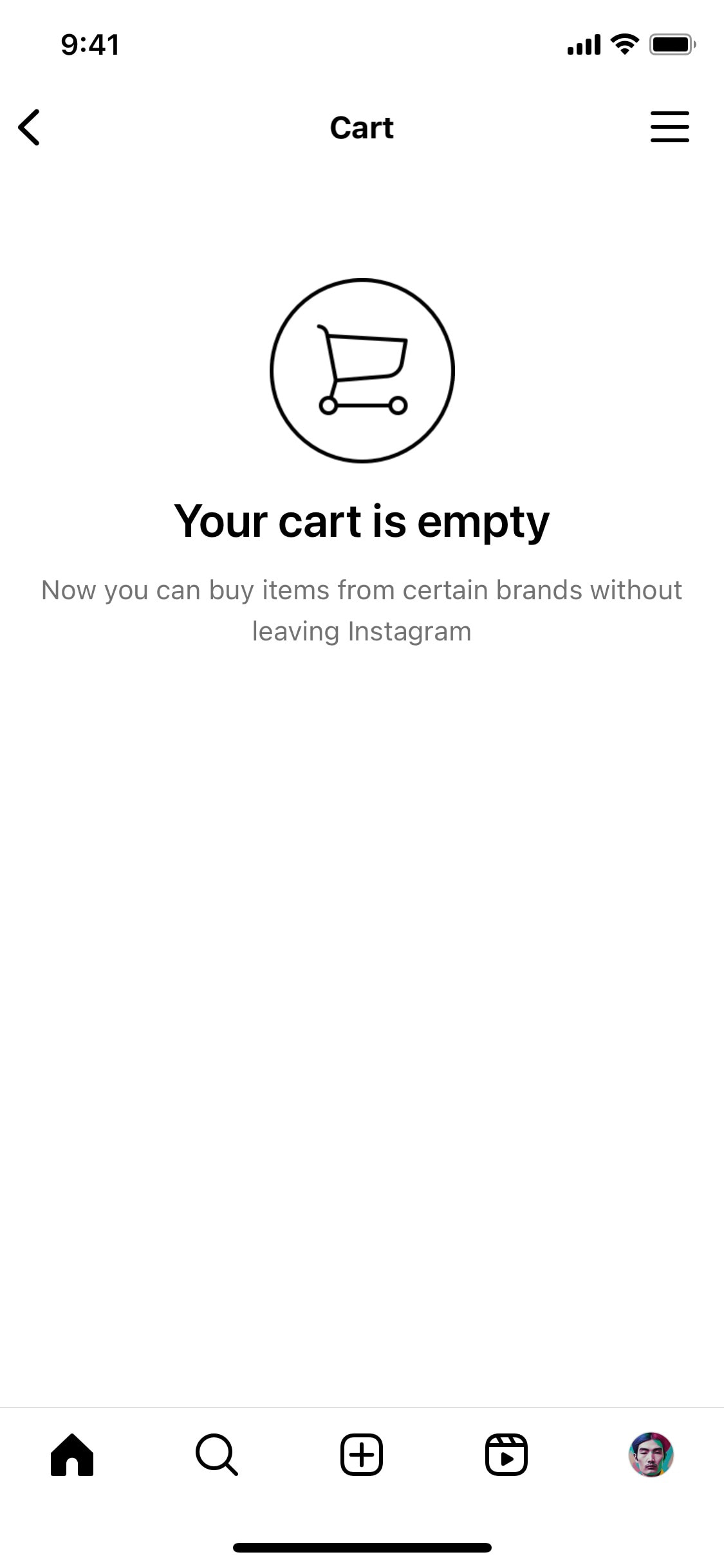 Instagram iOS screen 405