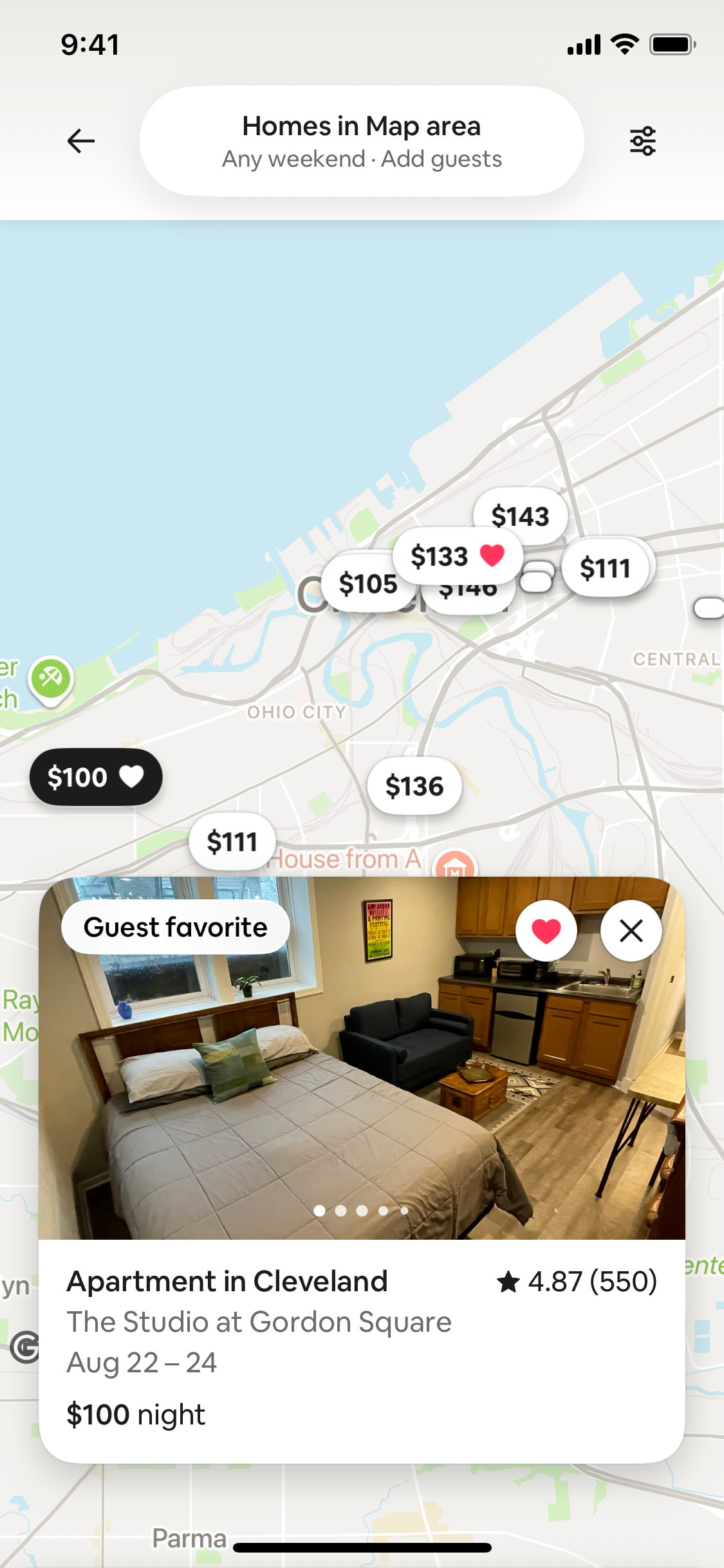 Airbnb iOS screen 116