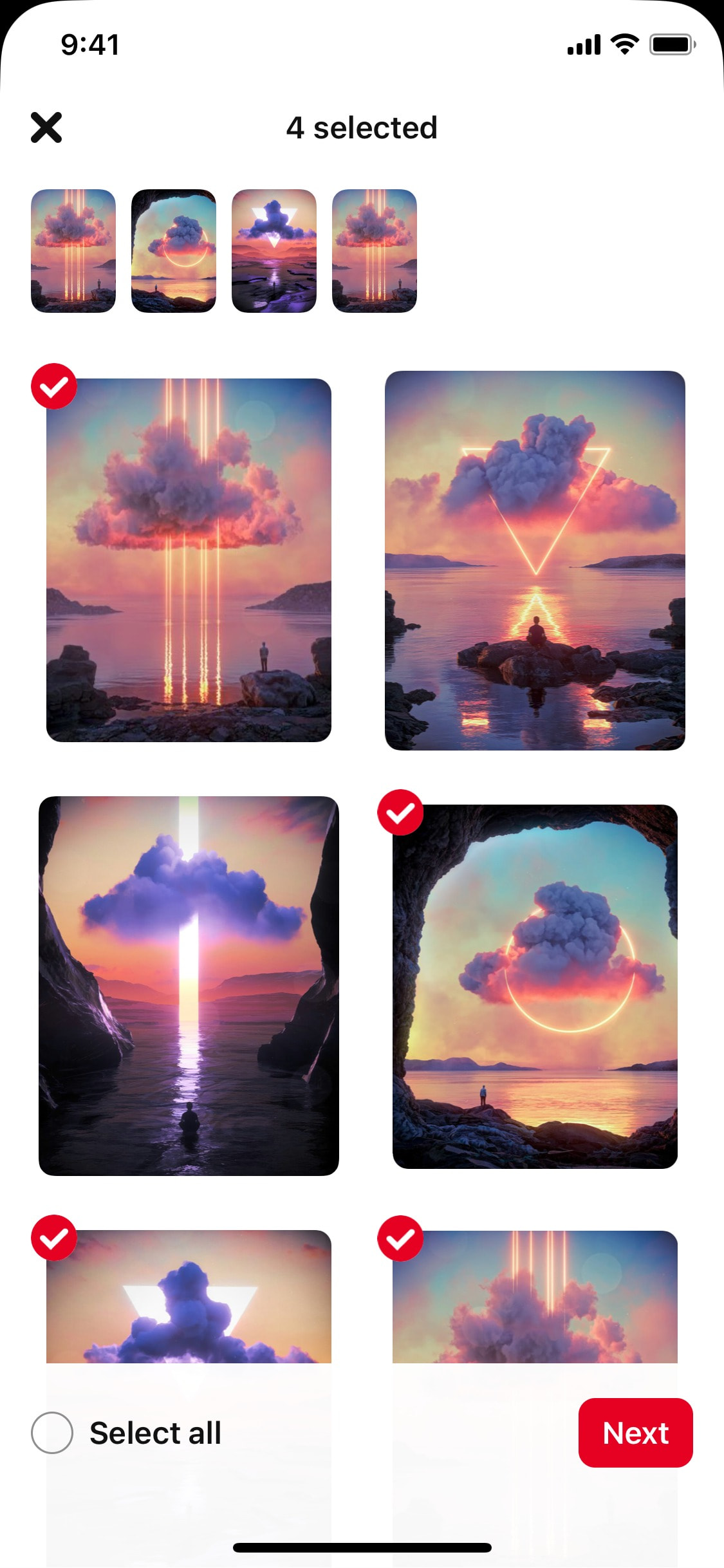 Pinterest iOS screen 482