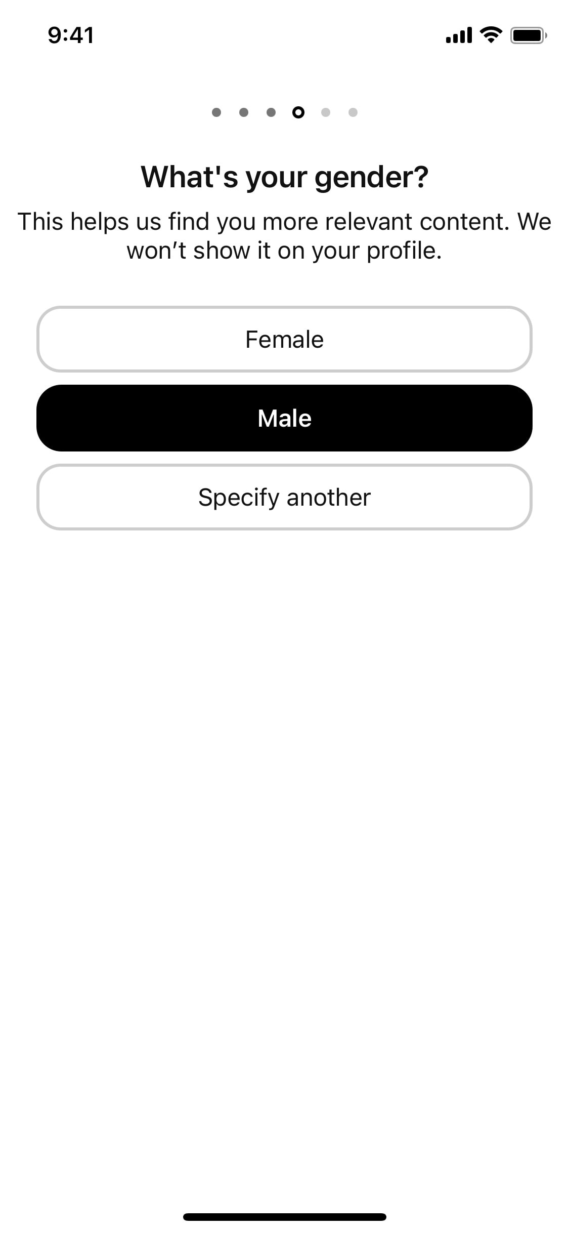 Pinterest iOS screen 303