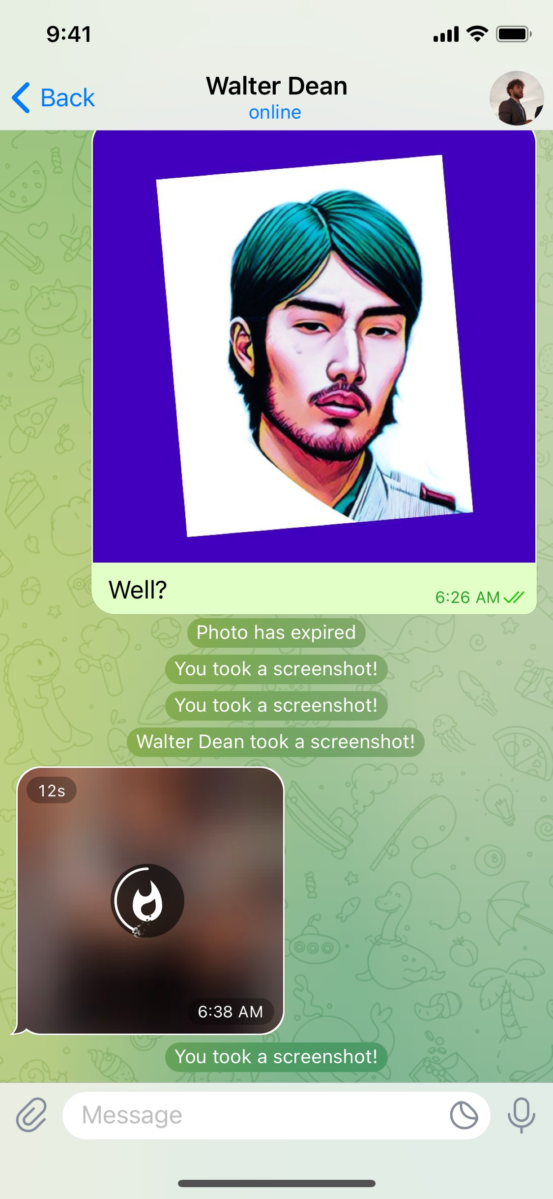 Telegram iOS screen 897