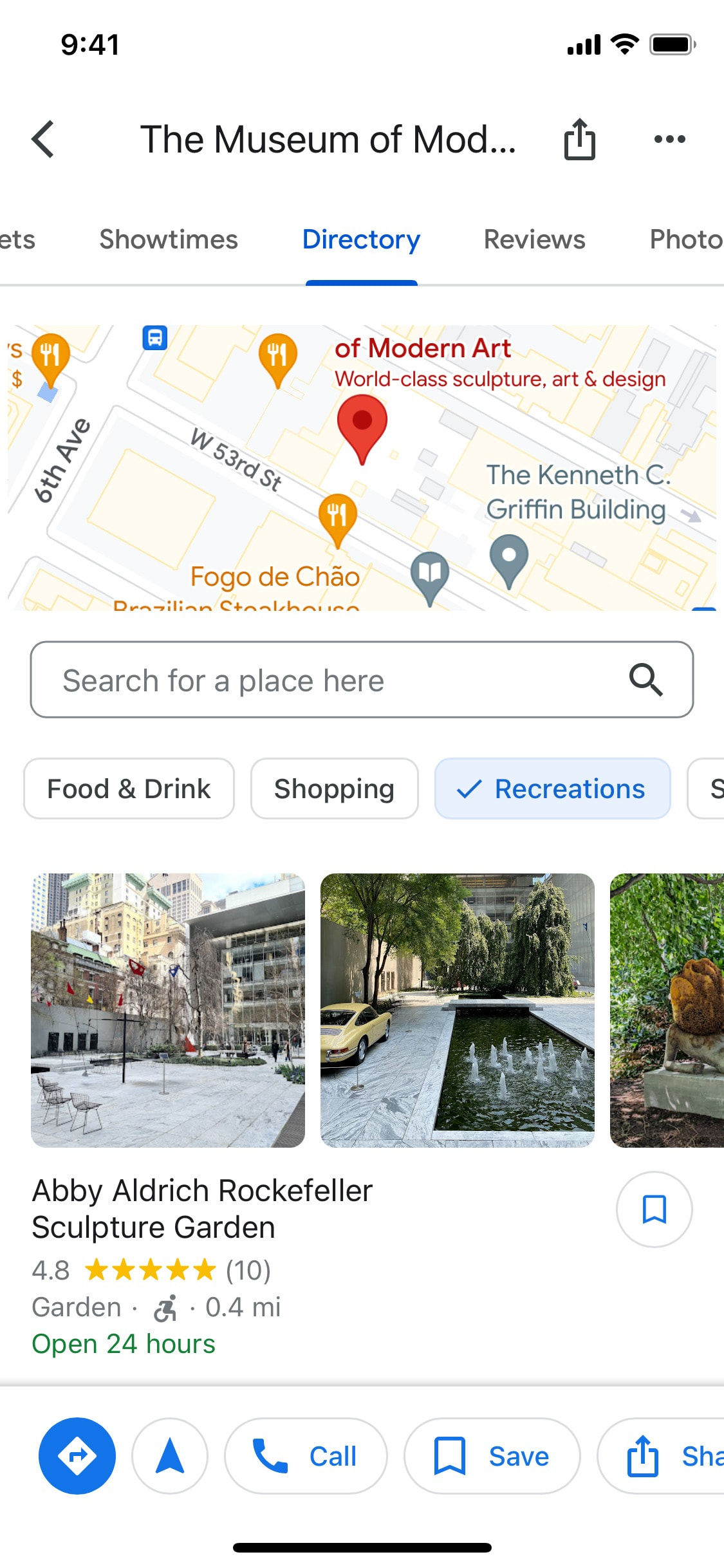 Google Maps iOS screen 267