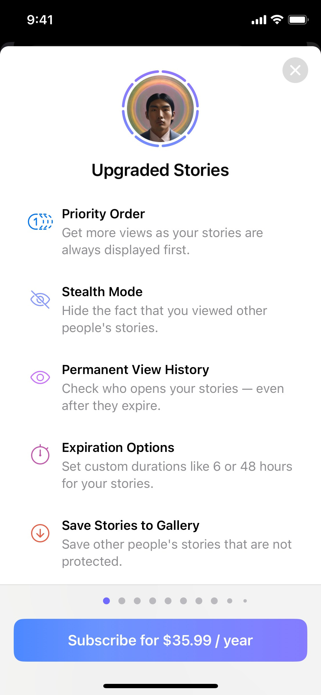 Telegram iOS screen 821