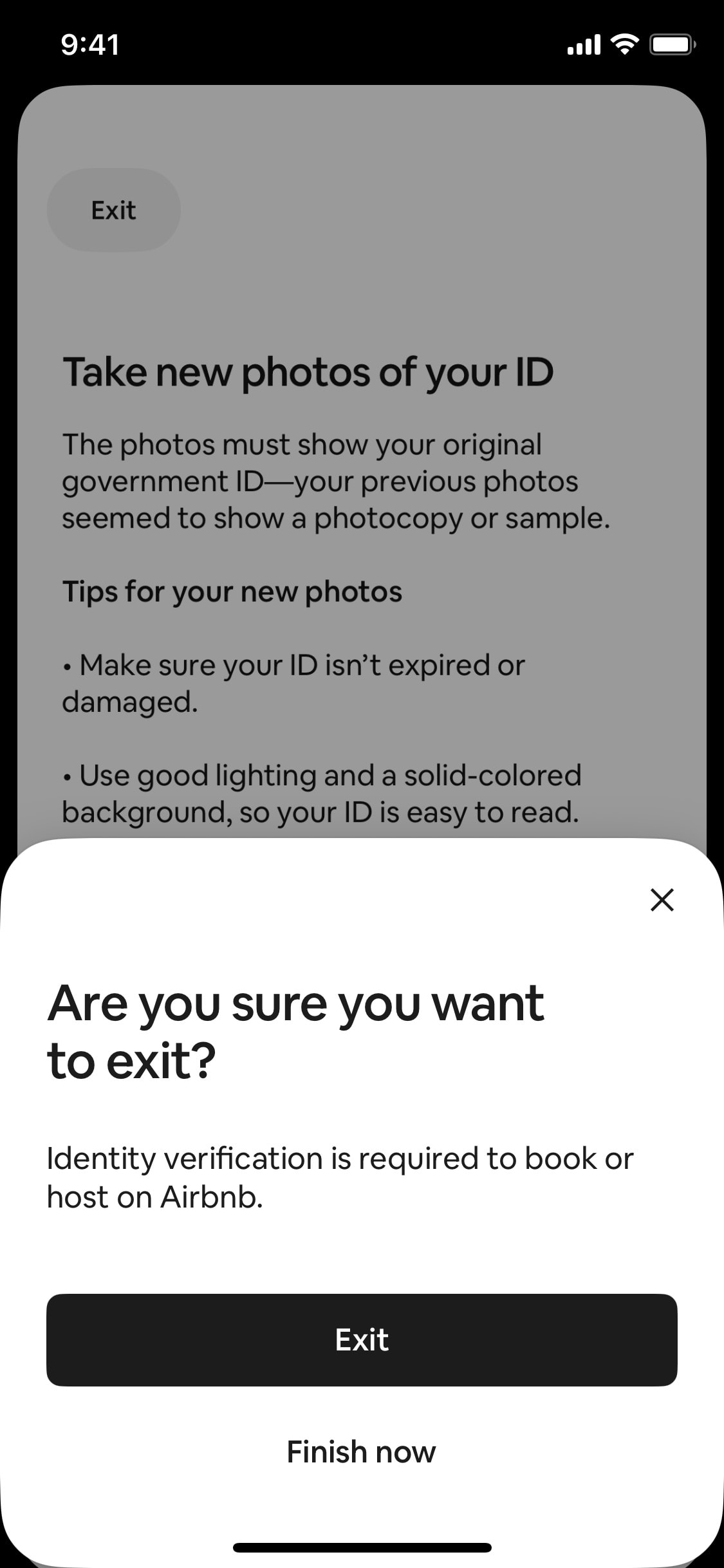 Airbnb iOS screen 168