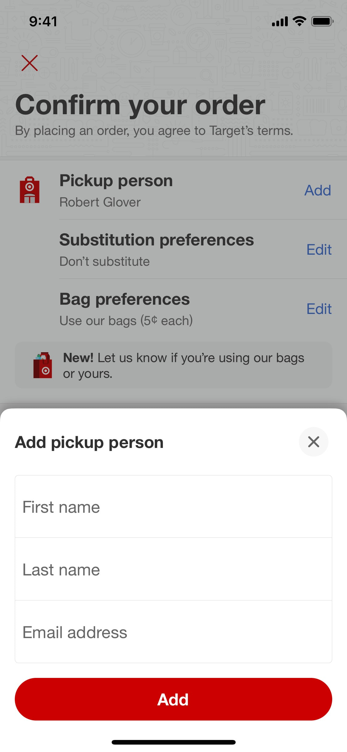 Target iOS screen 651