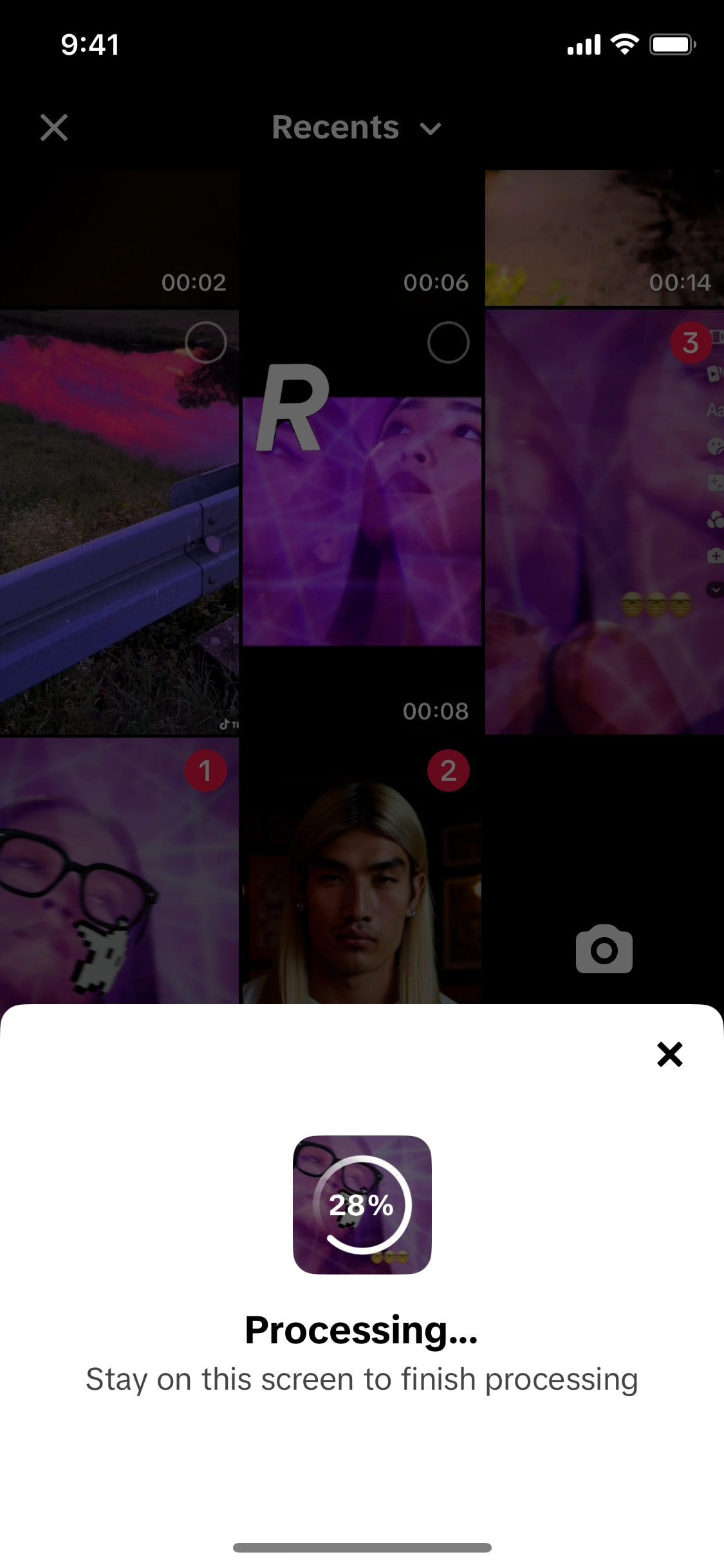 TikTok iOS screen 573