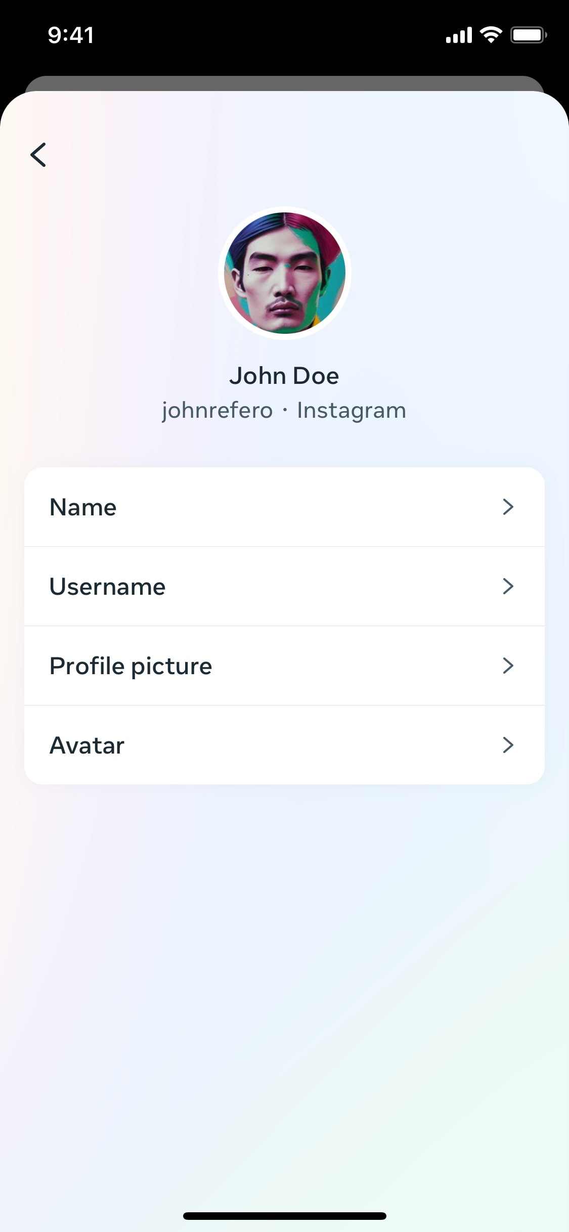 Instagram iOS screen 494