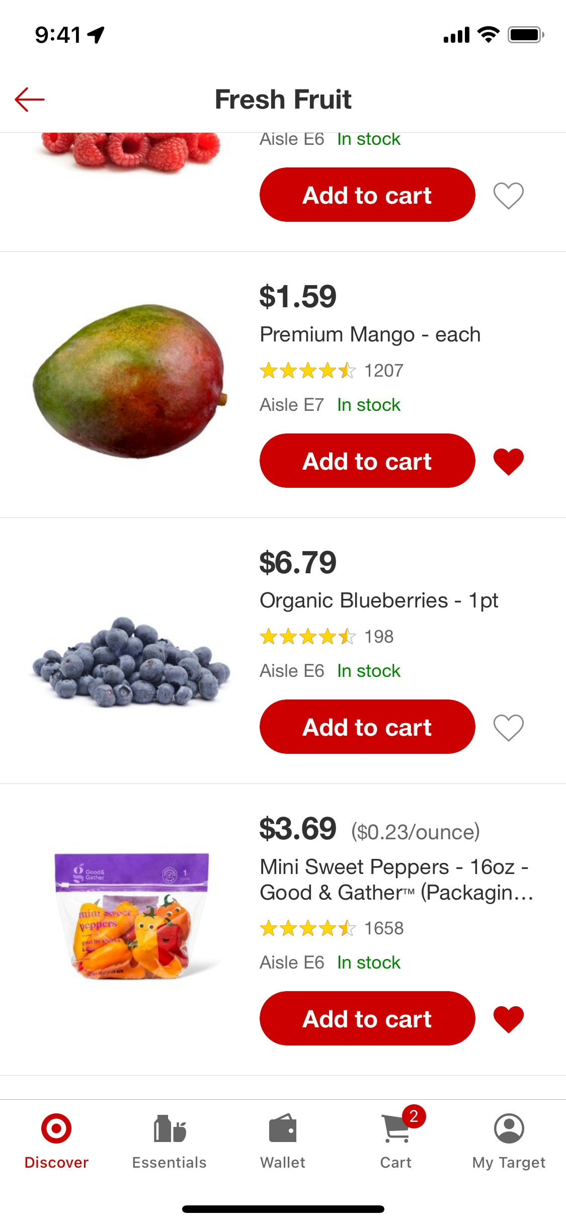 Target iOS screen 324