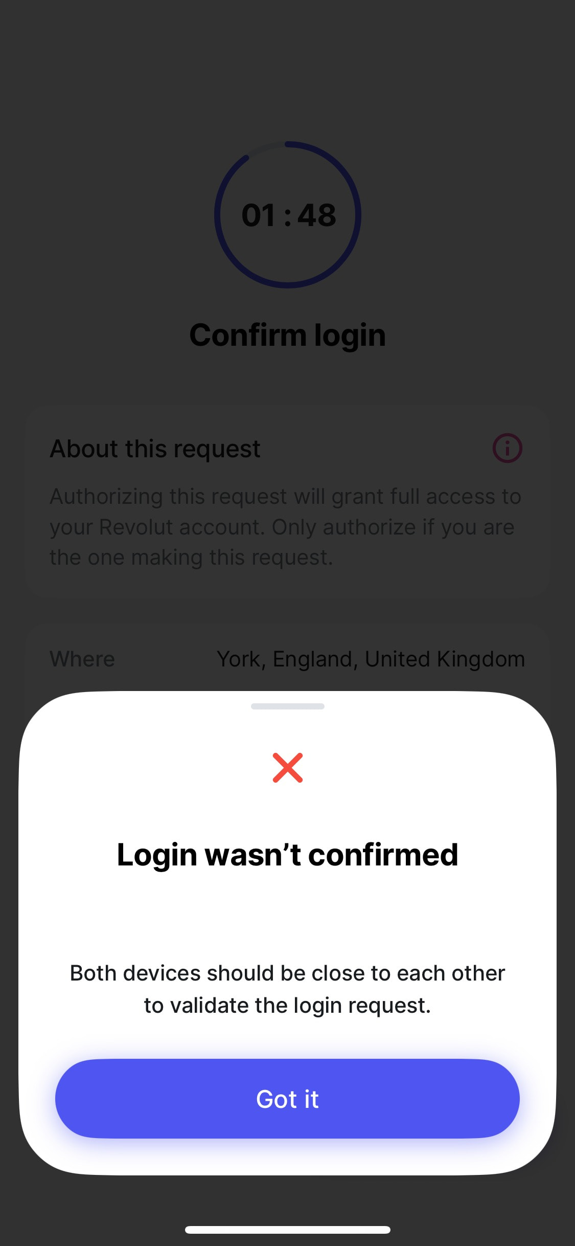 Revolut iOS screen 79