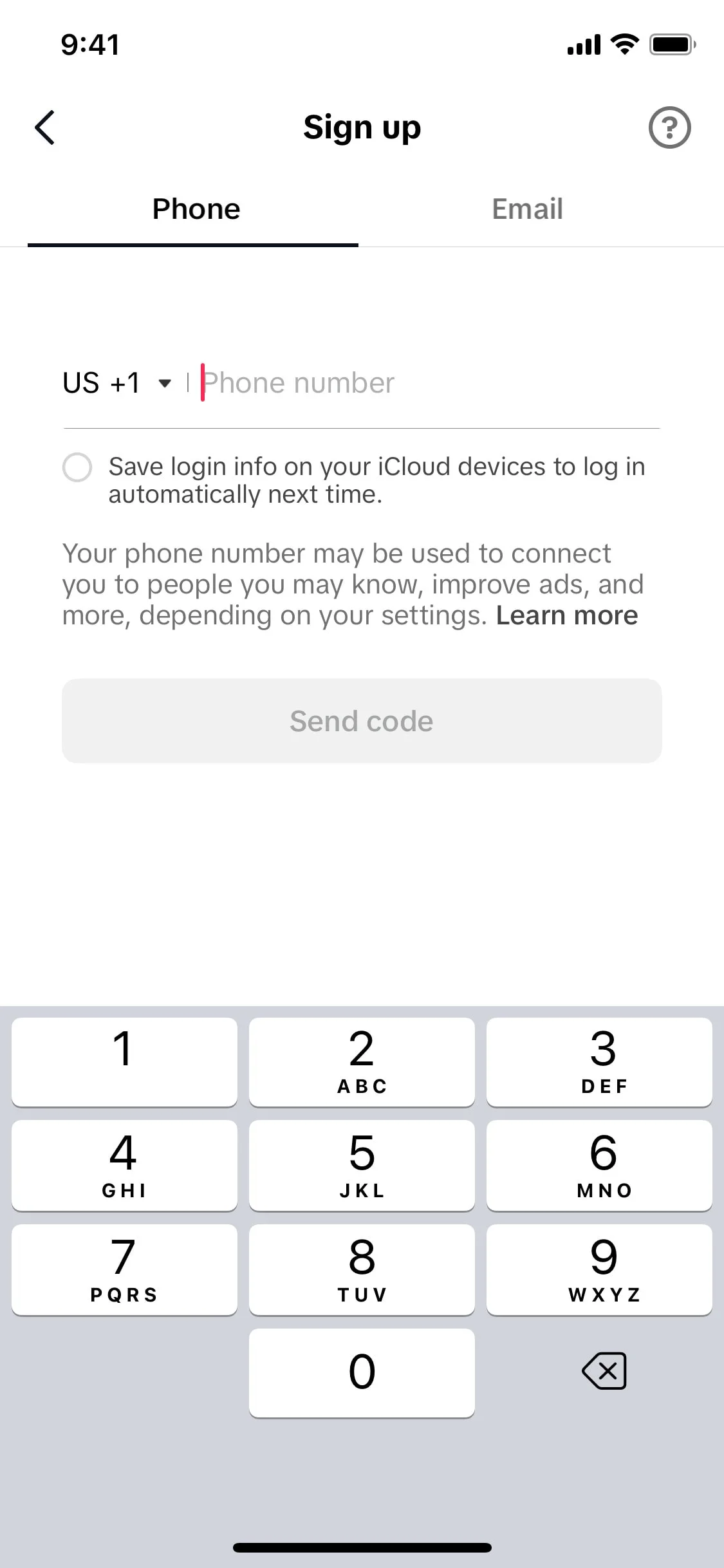 TikTok iOS screen 13