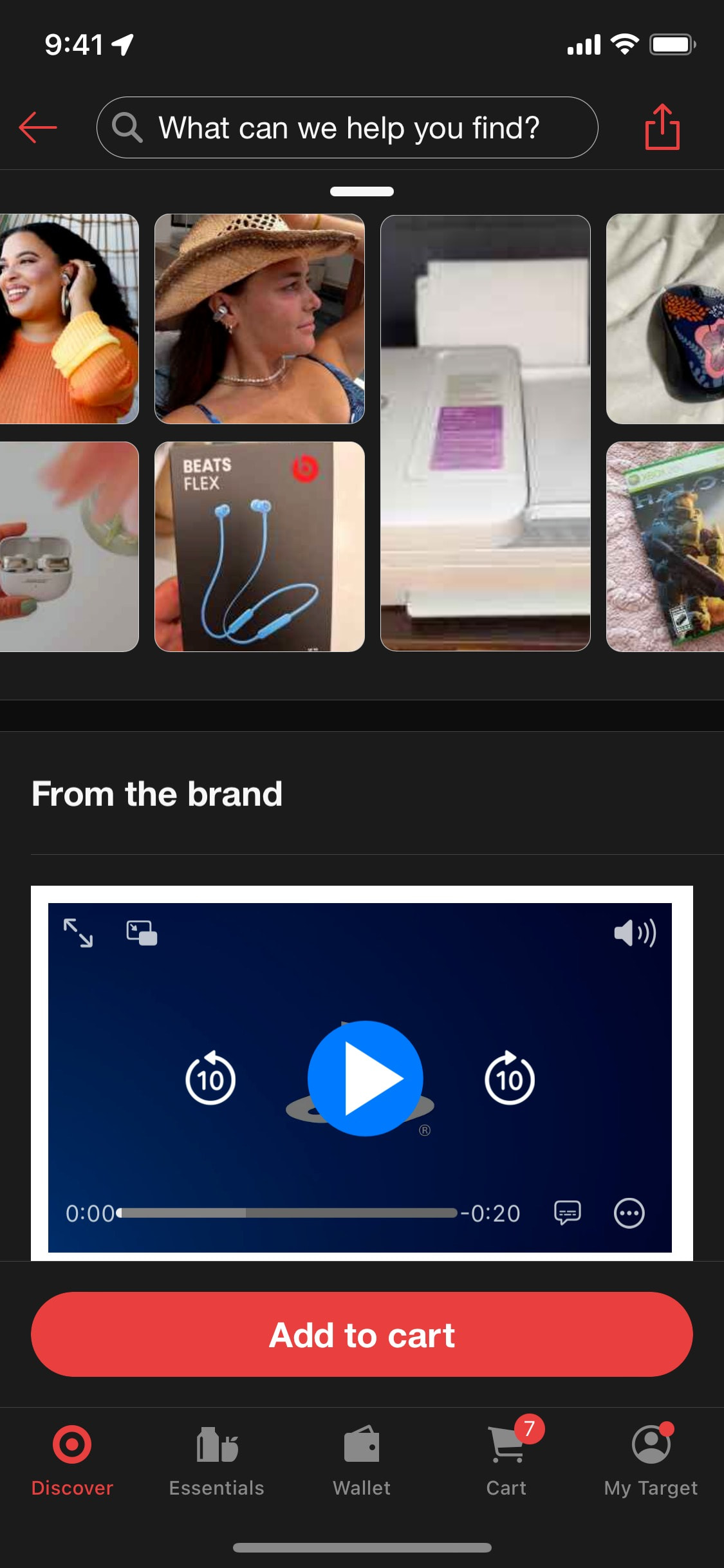 Target iOS screen 455