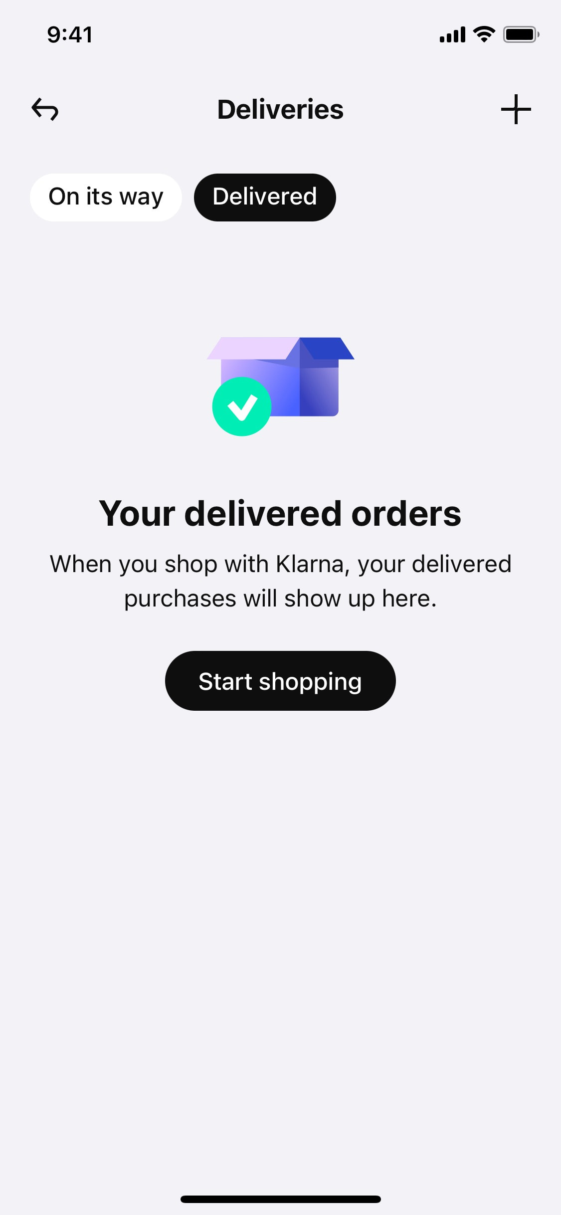 Klarna iOS screen 34