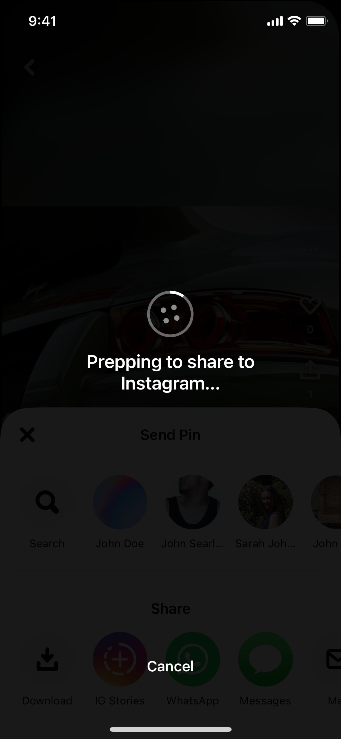 Pinterest iOS screen 235
