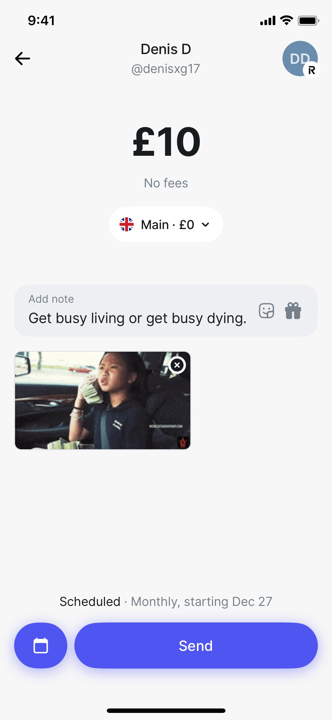 Revolut iOS screen 154