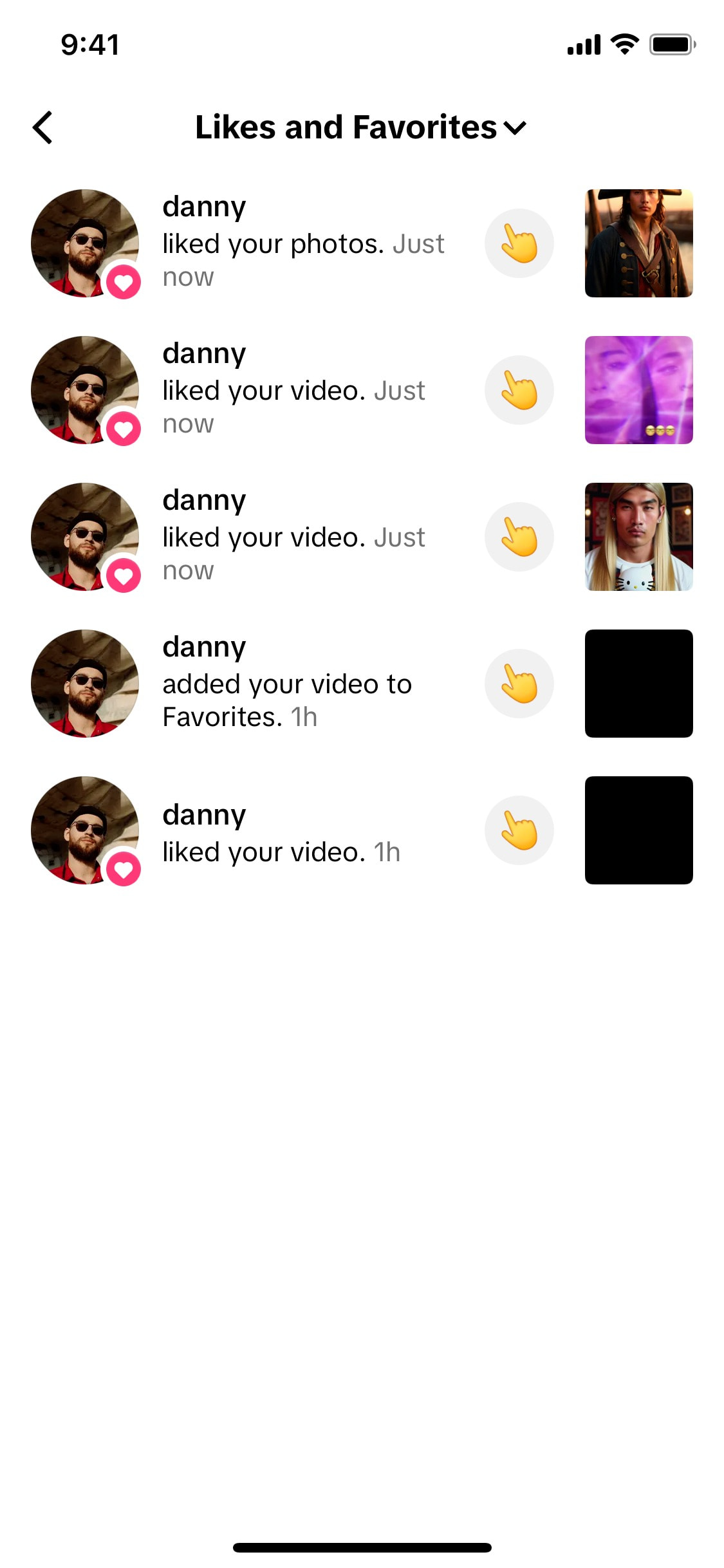 TikTok iOS screen 157