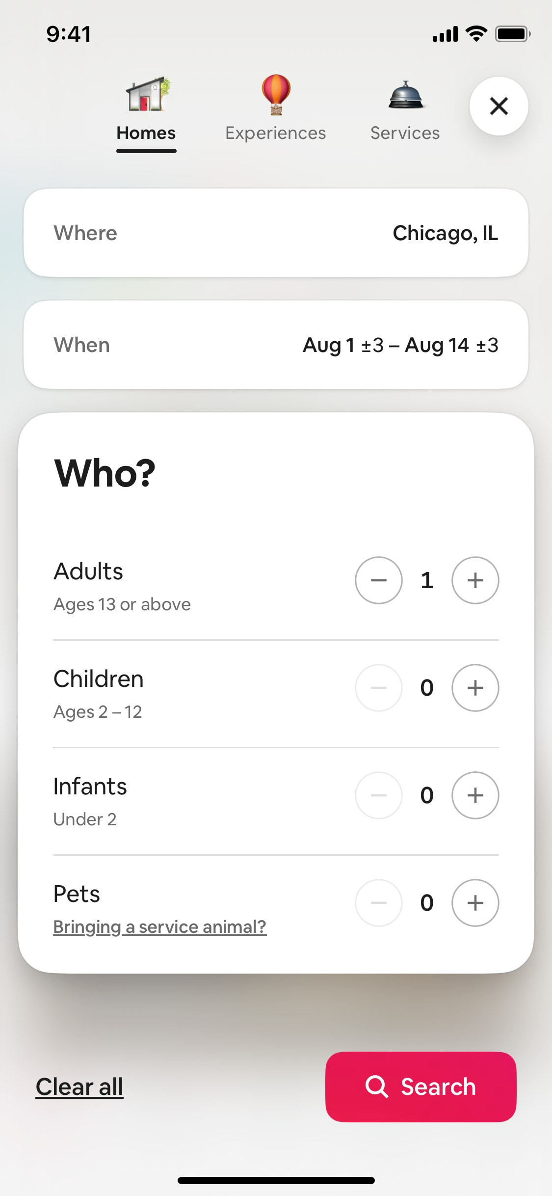 Airbnb iOS screen 69